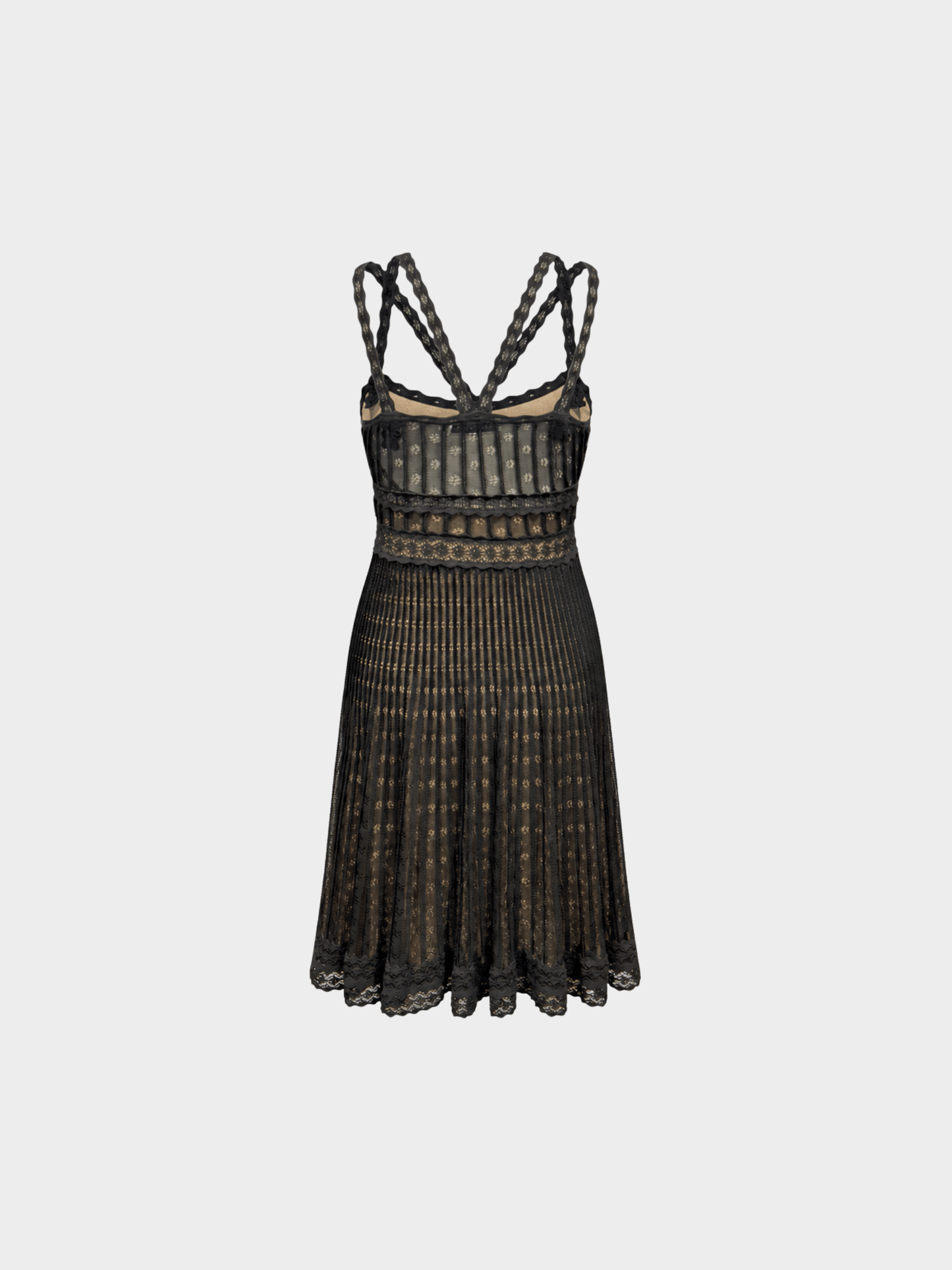 Christian Dior SS 2009 by John Galliano Black Knitwear Dress