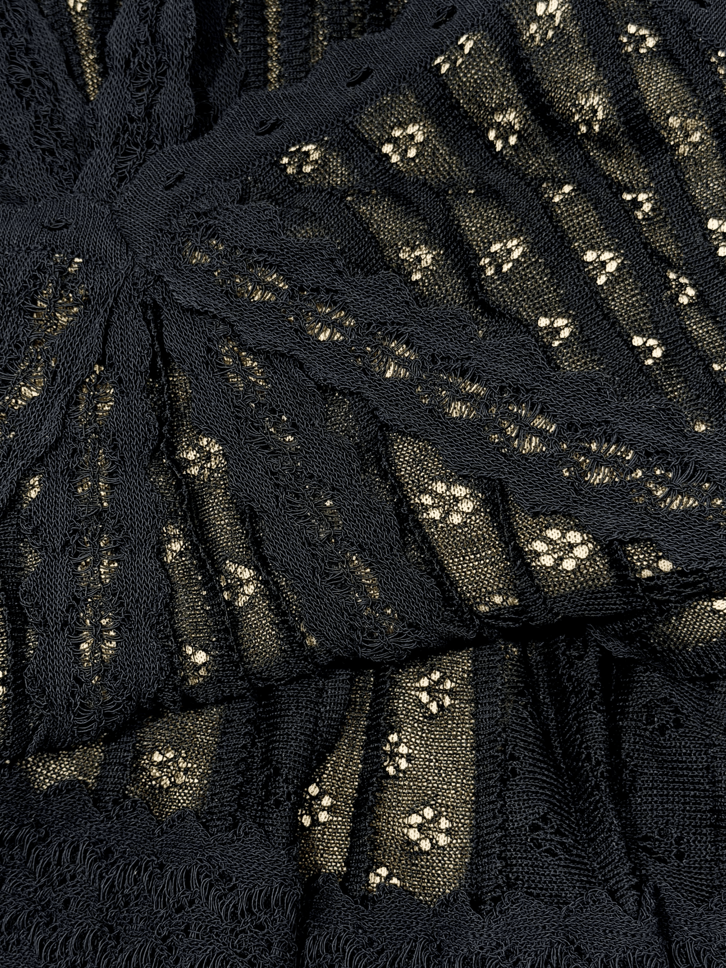 Christian Dior SS 2009 by John Galliano Black Knitwear Dress