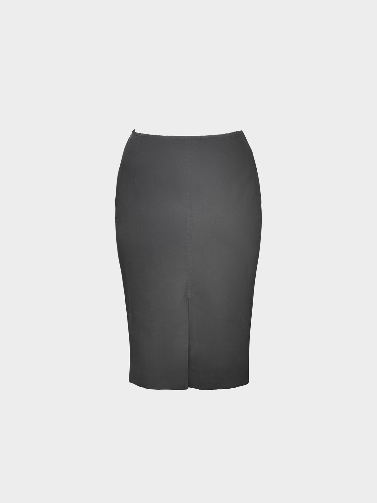 Emanuel Ungaro 2000s Black Pencil Skirt