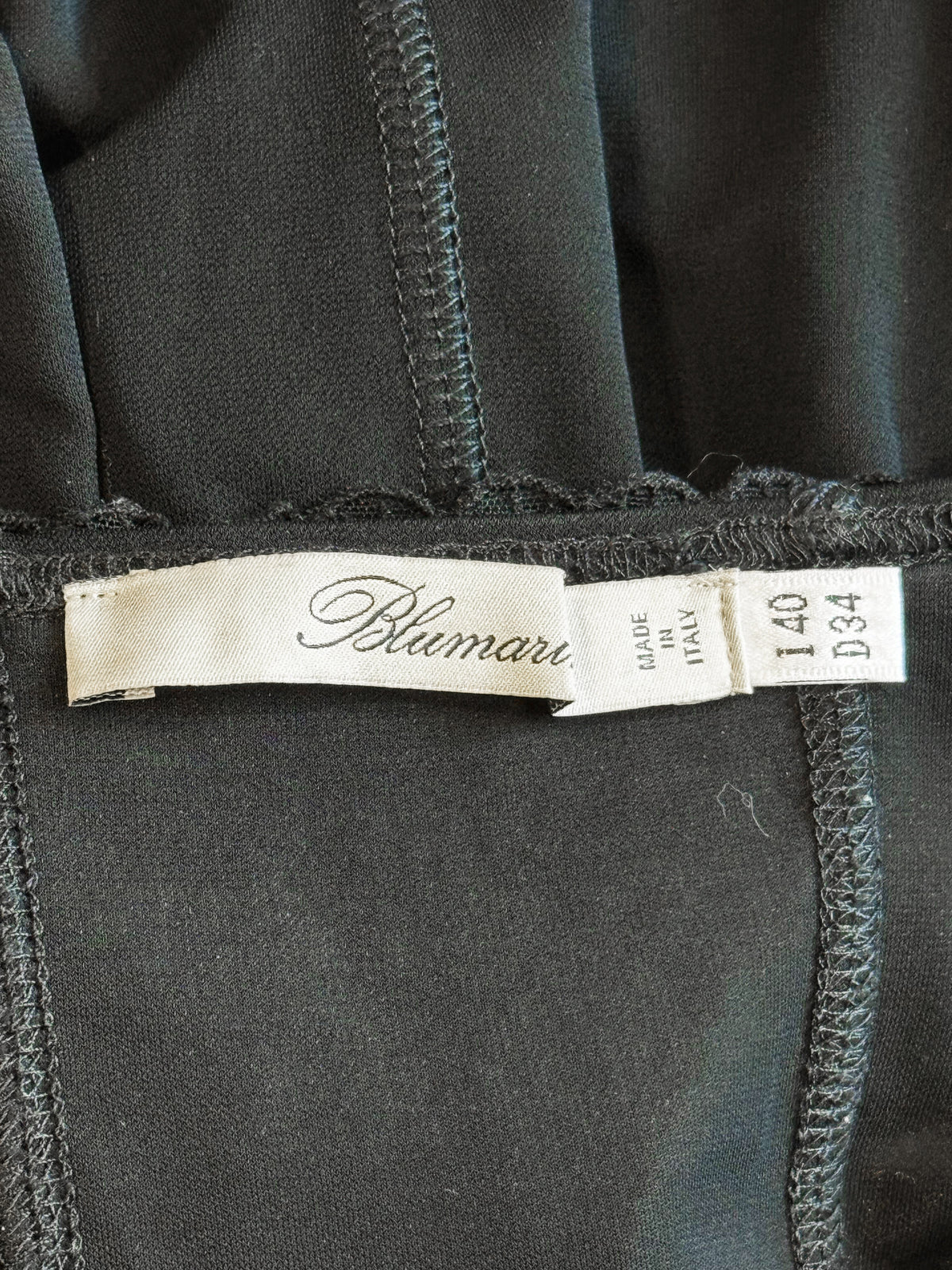 Blumarine 2000s Black Silk Halter Neck Bow Dress
