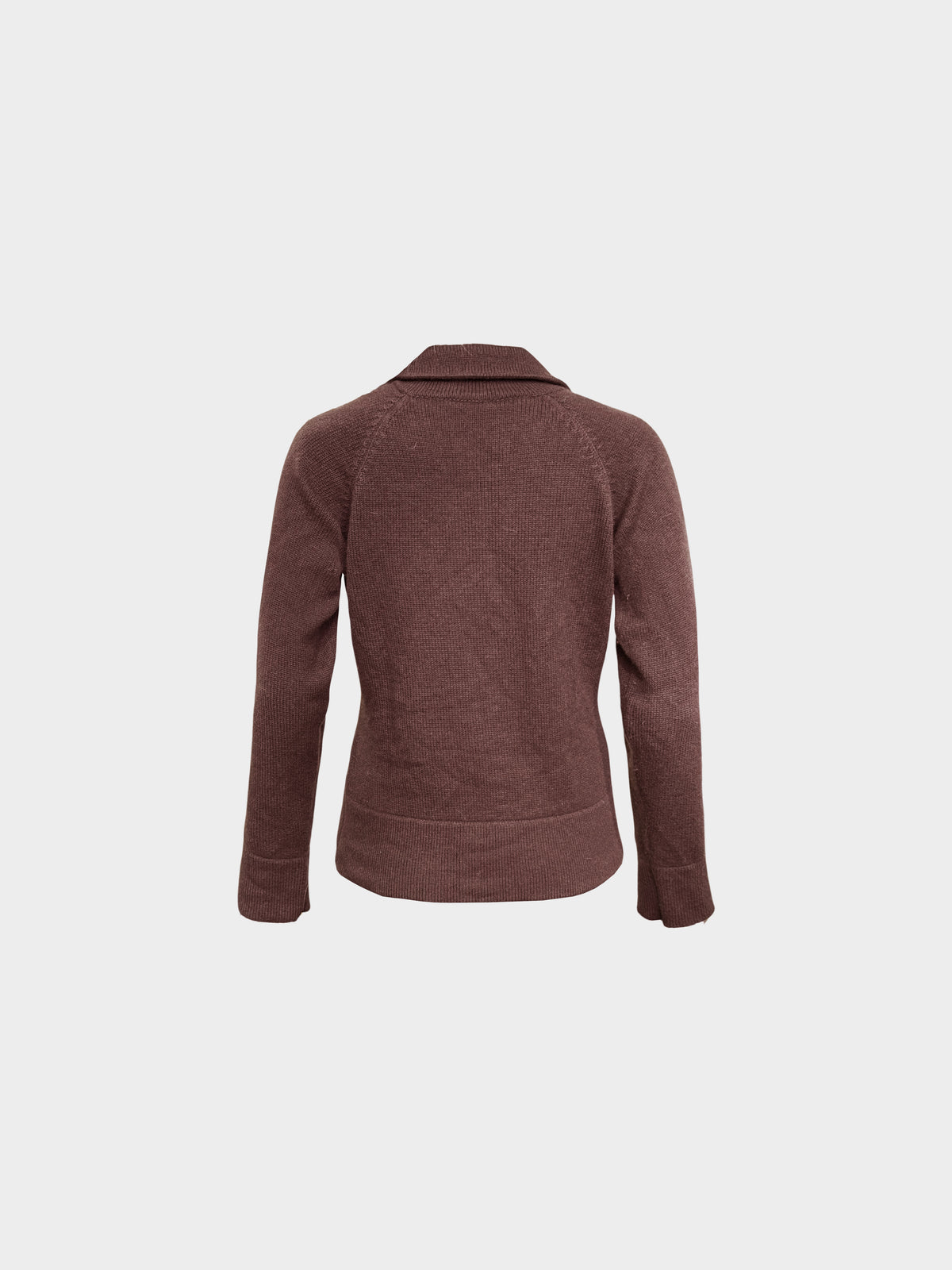Bottega Veneta 2000s Brown Cashmere Cardigan