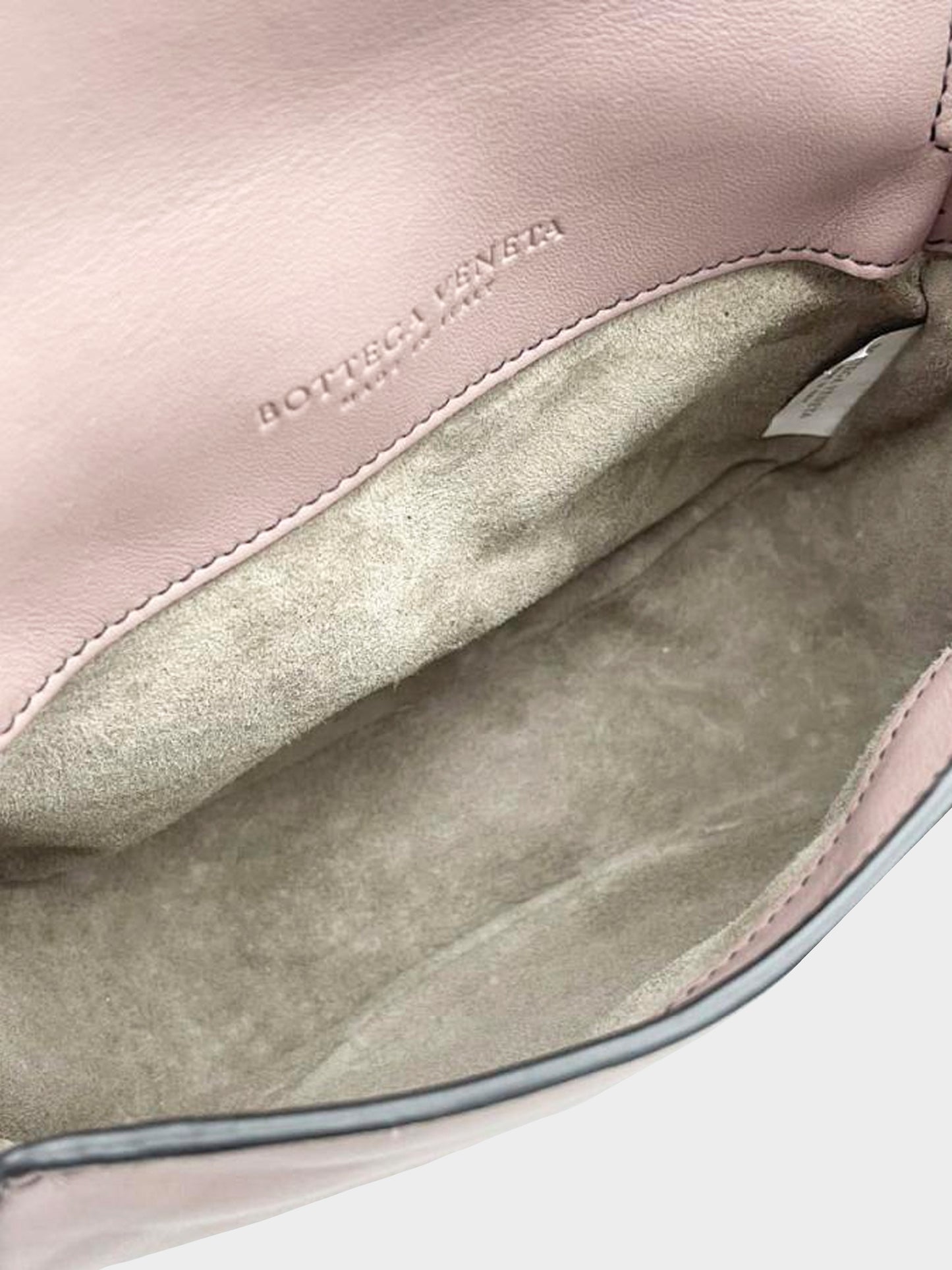 Bottega Veneta 2010s Rose Intrecciato Mini Shoulder Bag