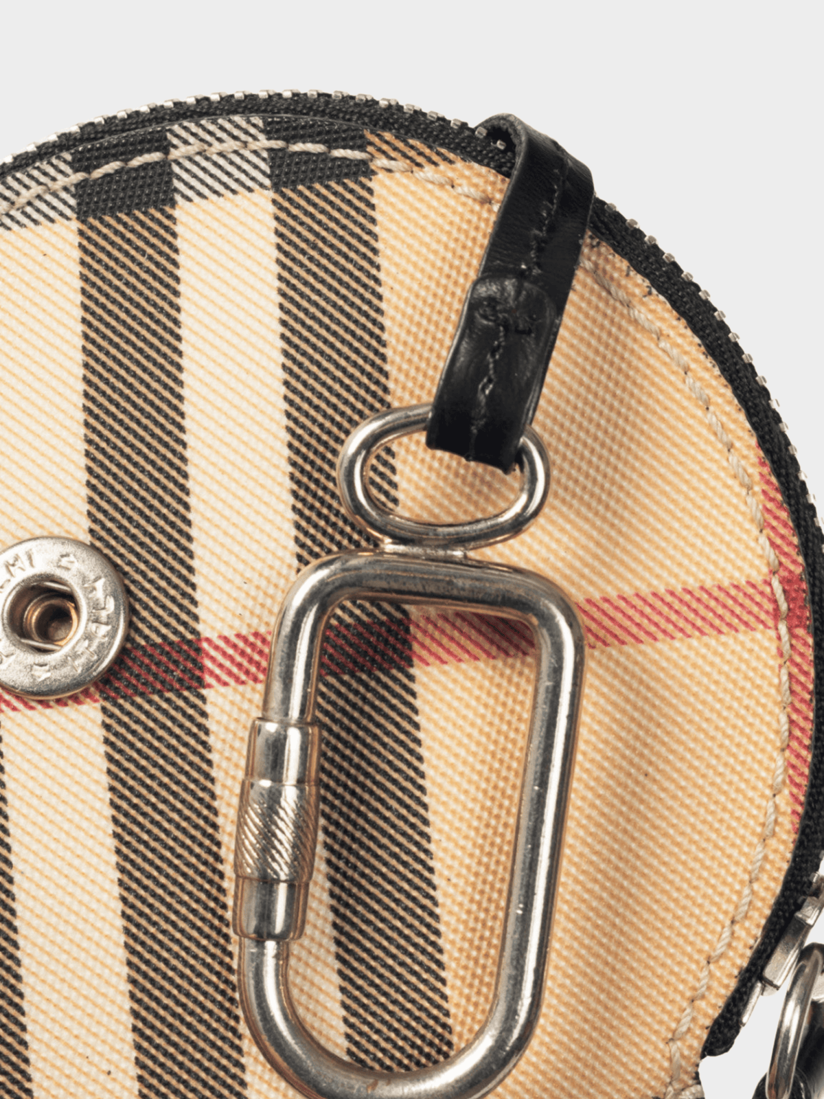 Burberry 2000s House Check Round Coin Purse