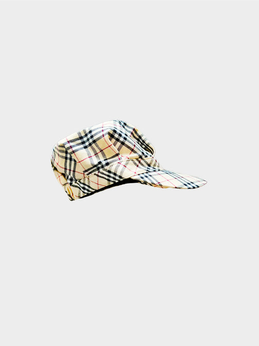 Burberry 2000s Novacheck Cotton Casquette