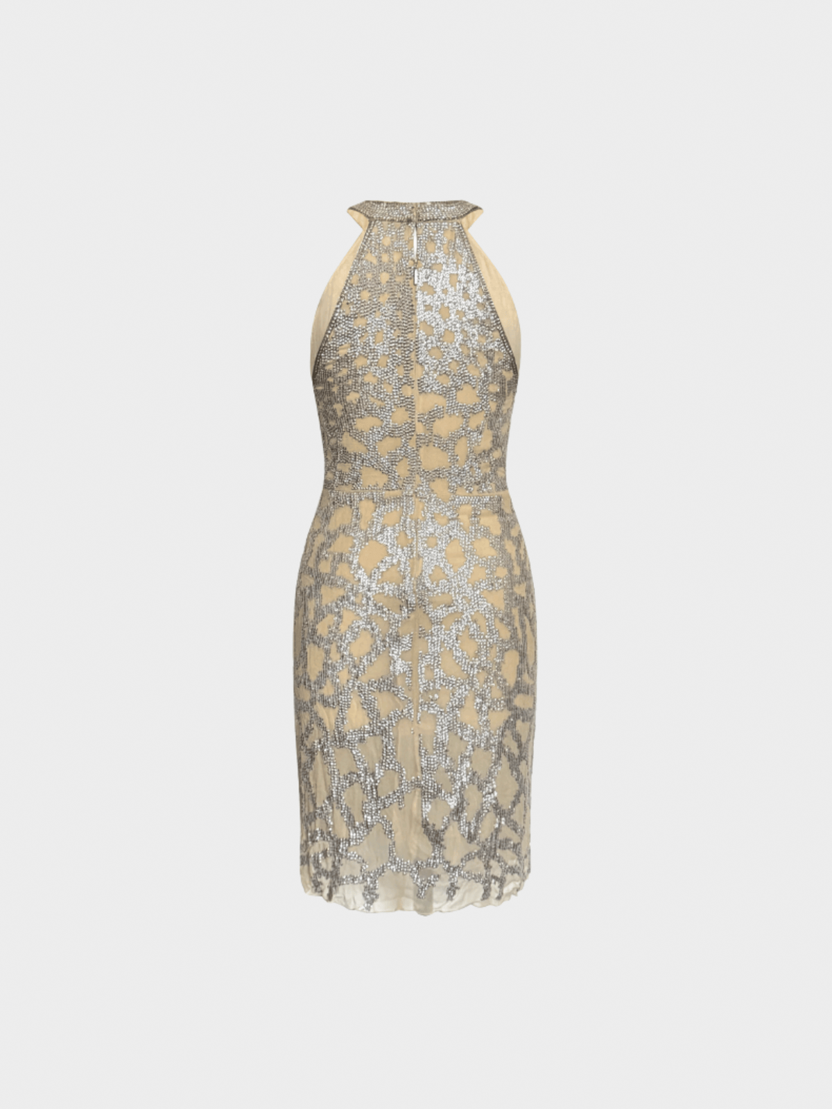 Roberto Cavalli 2007 Beige Embroidered Dress