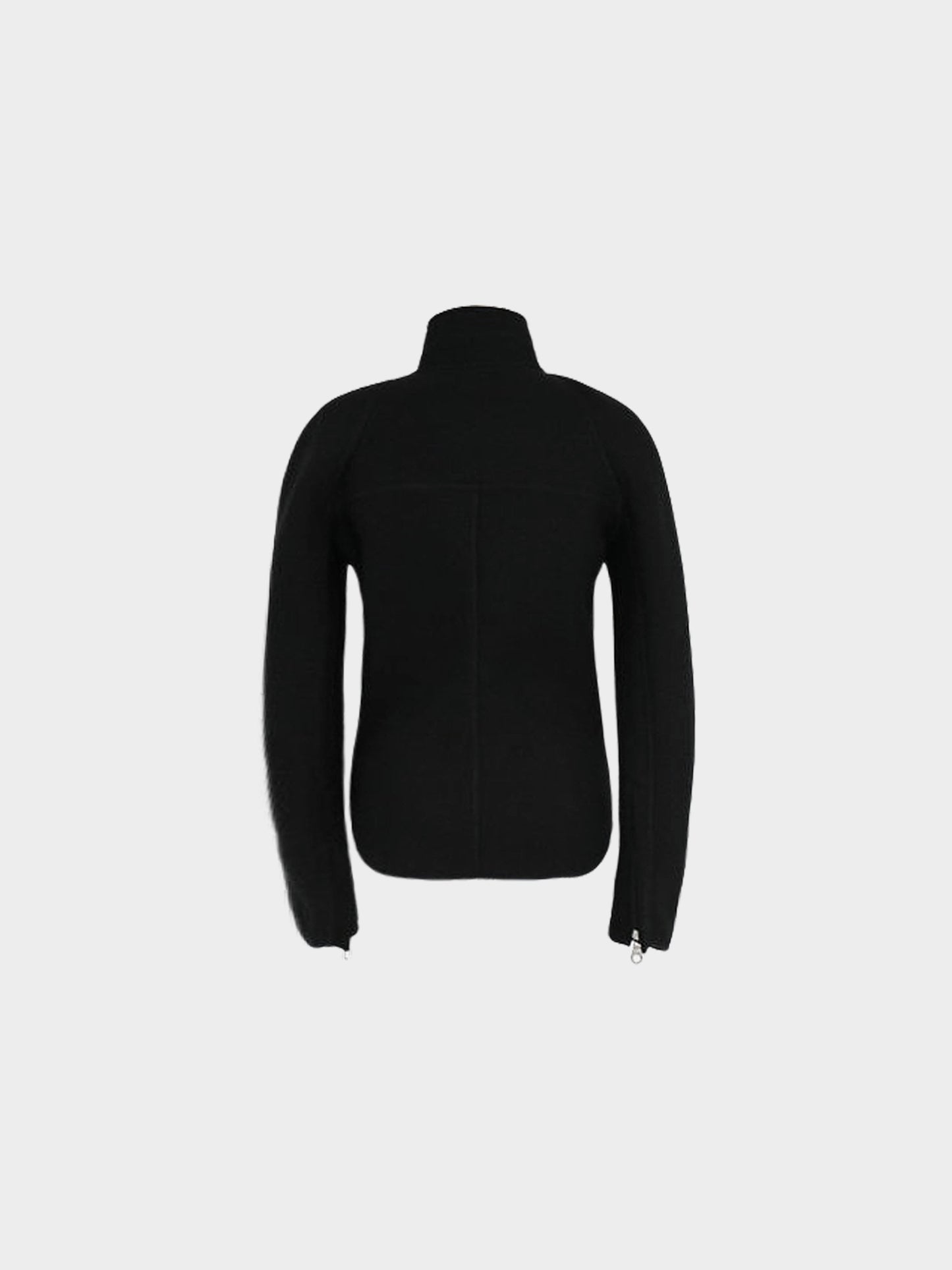 Chanel Sports Line 2003 Black Perforated Mesh Zip-up Jacket