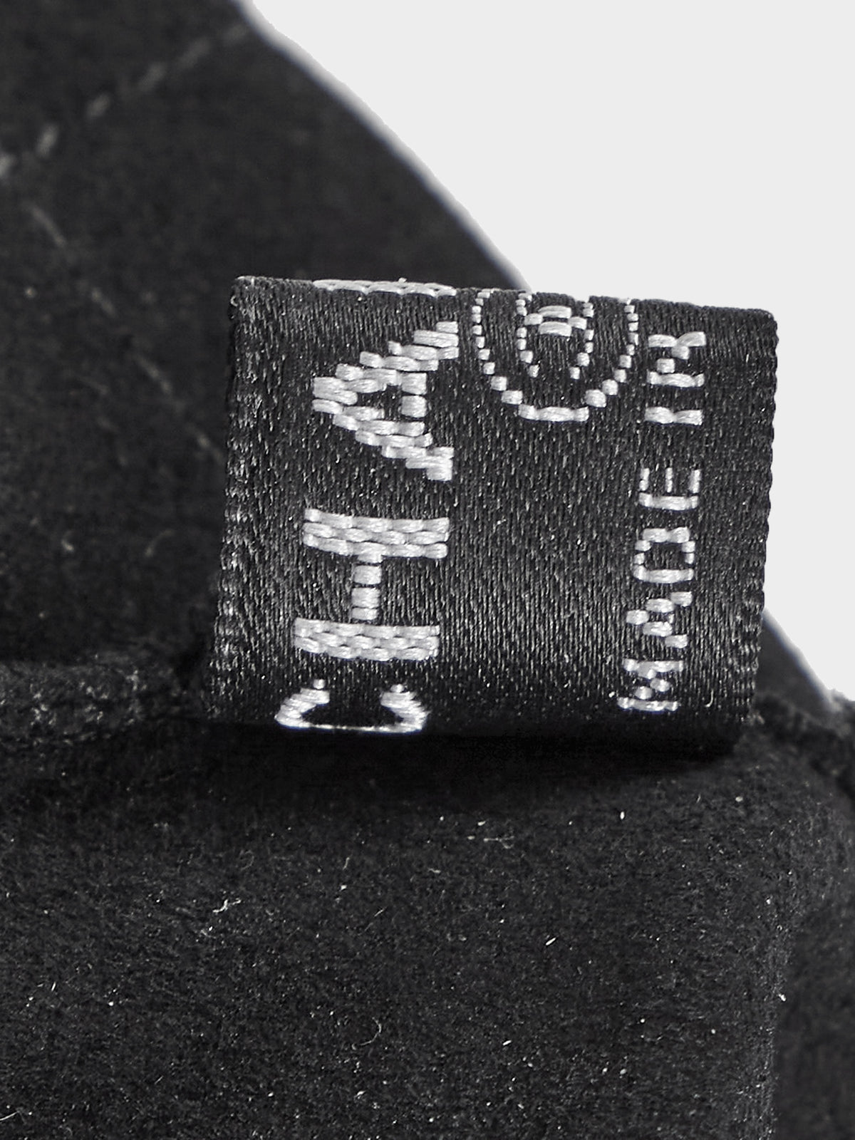 Chanel by Karl Lagerfeld Early 2010s Black Lambskin Quilted CC Embroidered Fingerless Gloves