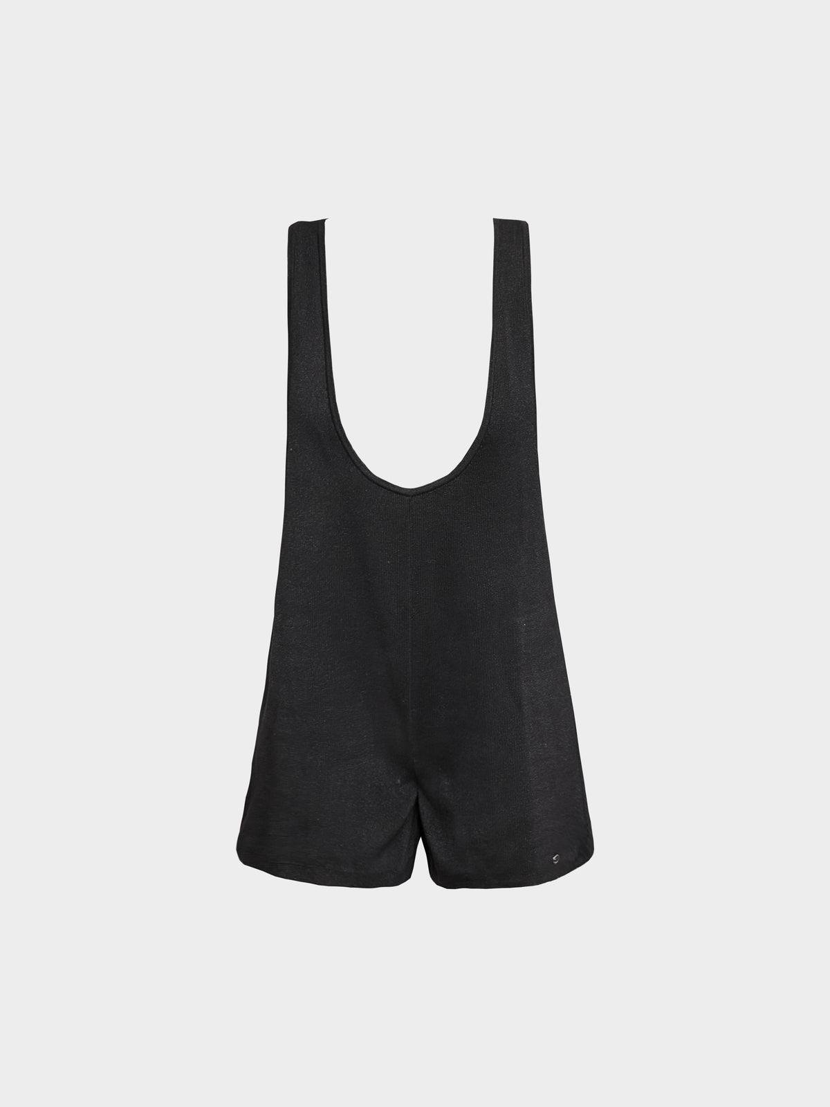 Chanel SS 2008 Black Knitted Silk Romper