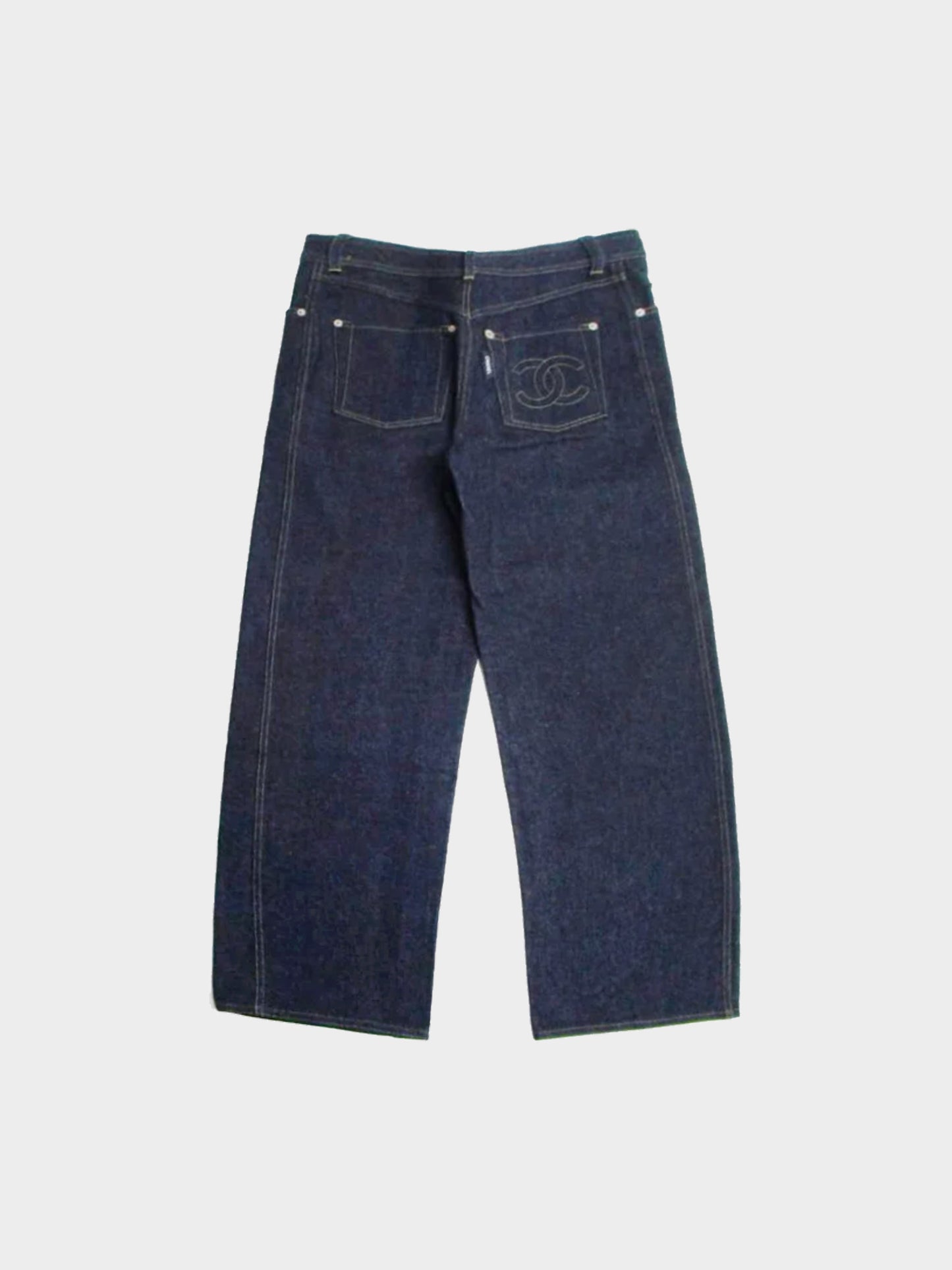 Chanel Vintage 1996 Denim Dark Jeans
