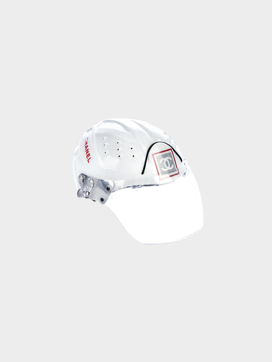 Chanel Sports Rare 1990s White Helmet