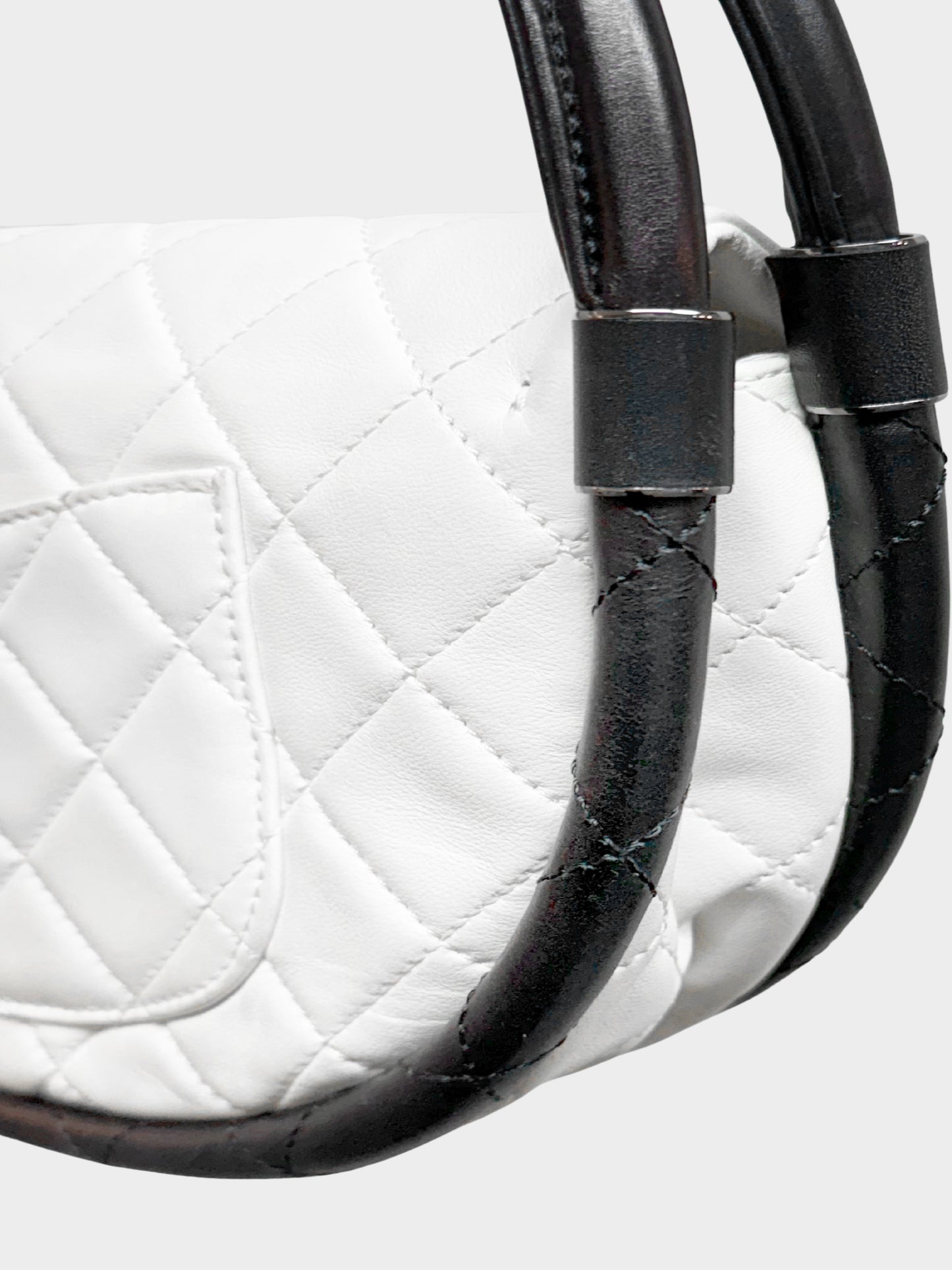 Chanel by Karl Lagerfeld SS 2013 Runway White and Black Hula Bag