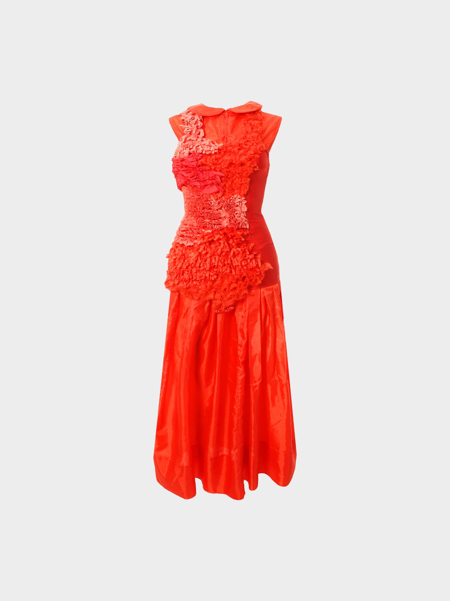 Comme des Garçons SS 2000 Red Ruffled Dress