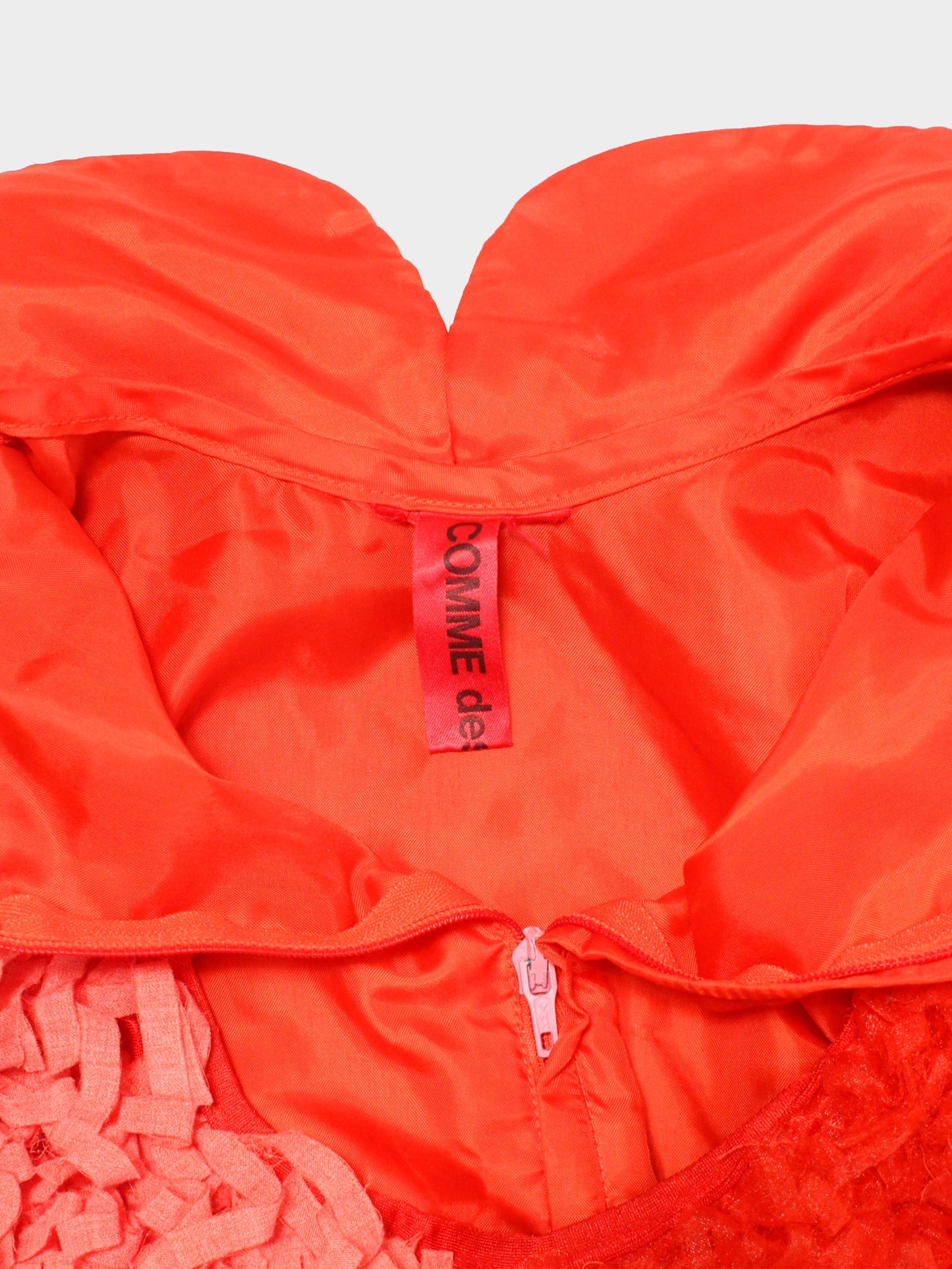 Comme des Garçons SS 2000 Red Ruffled Dress