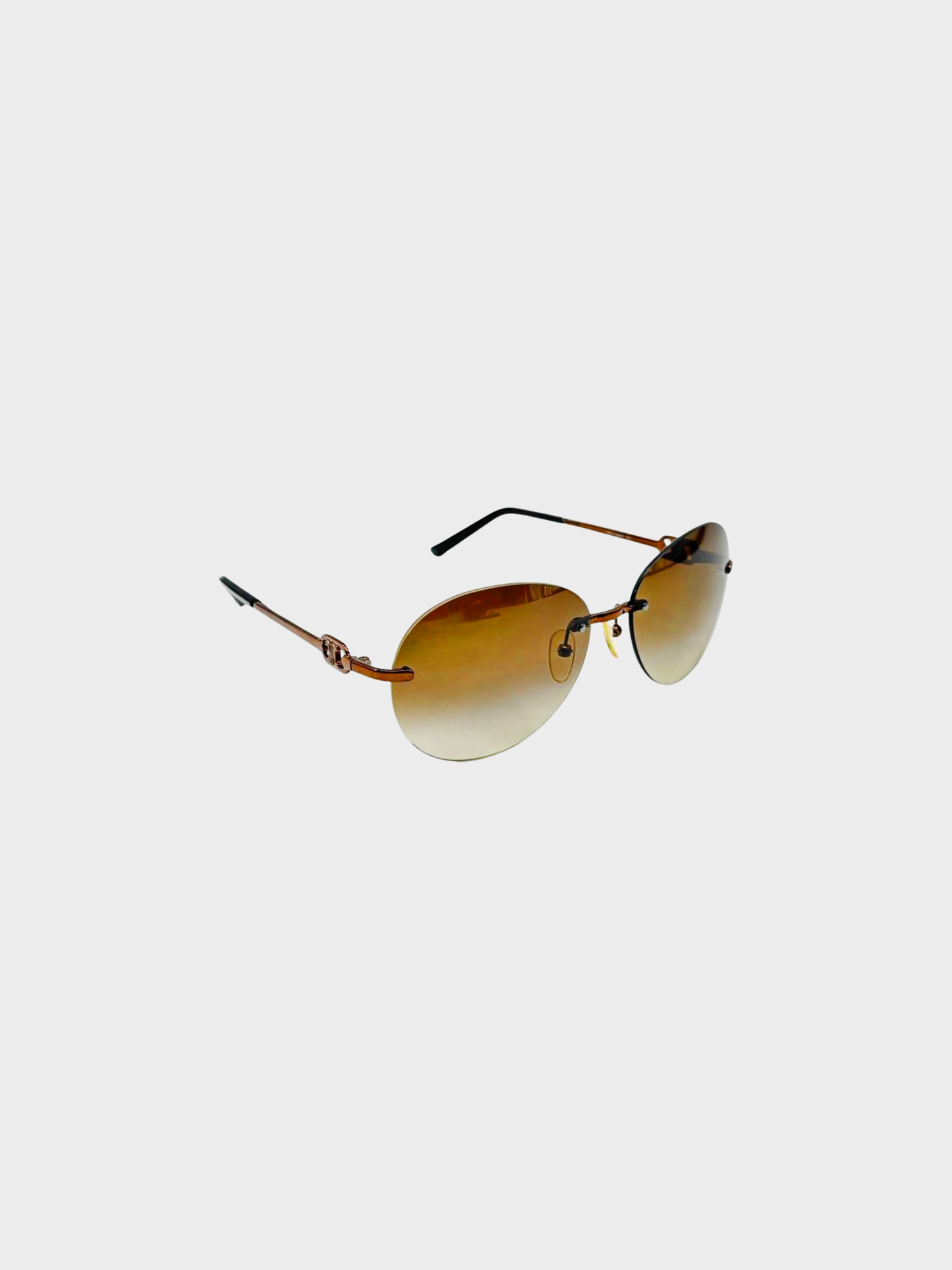 Celine 2000s Brown Tinted Sunglasses