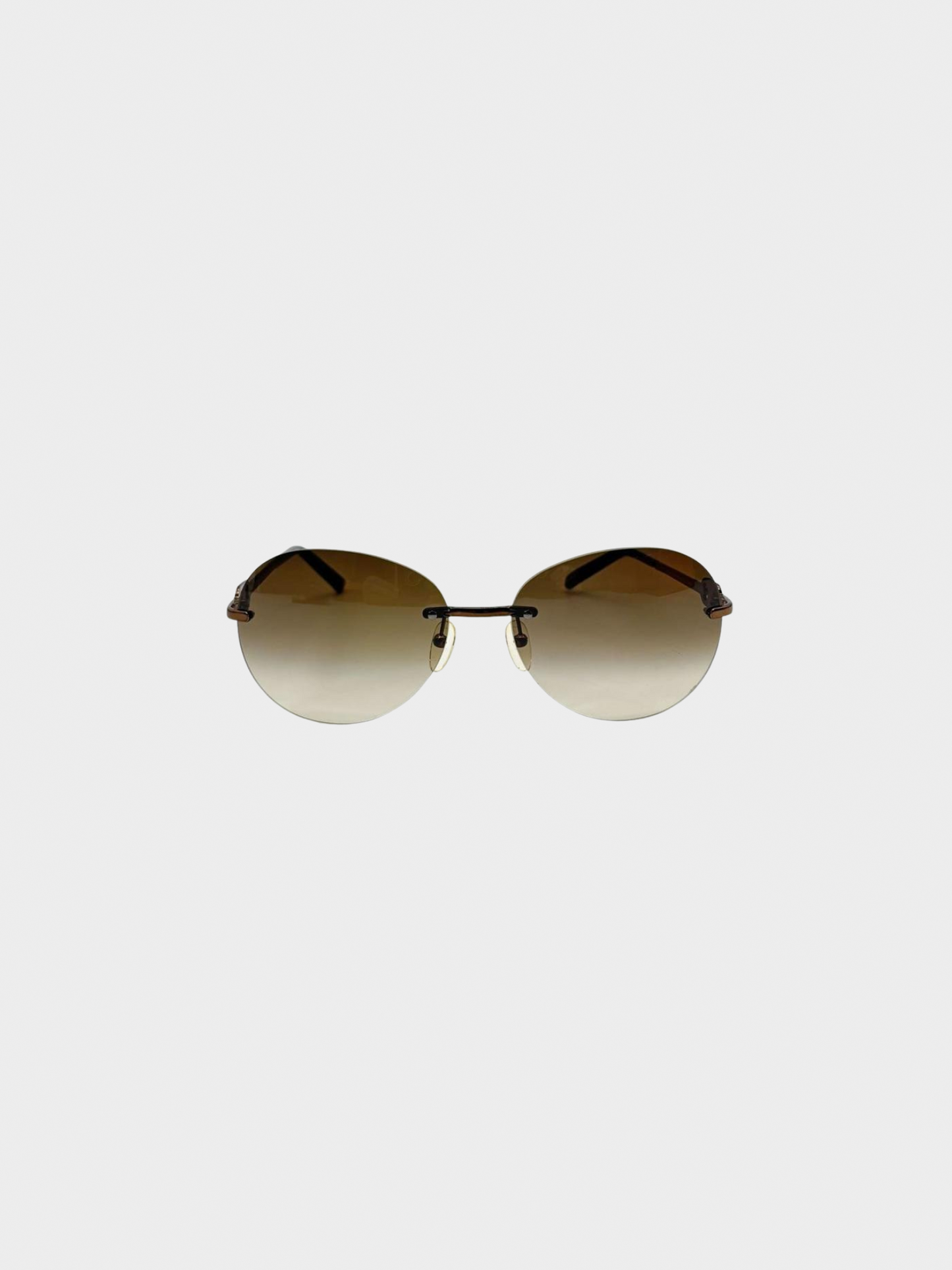 Celine 2000s Brown Tinted Sunglasses
