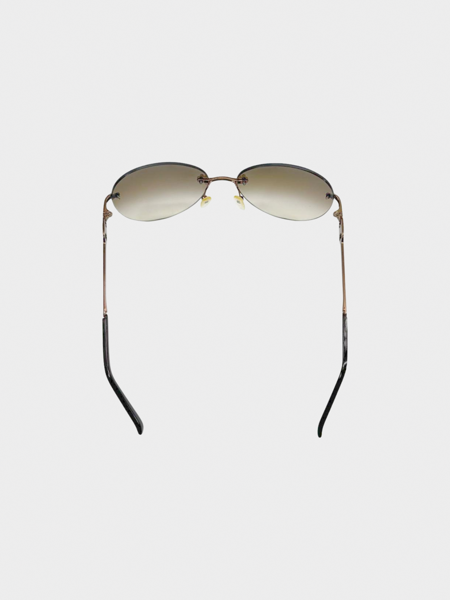 Celine 2000s Brown Tinted Sunglasses