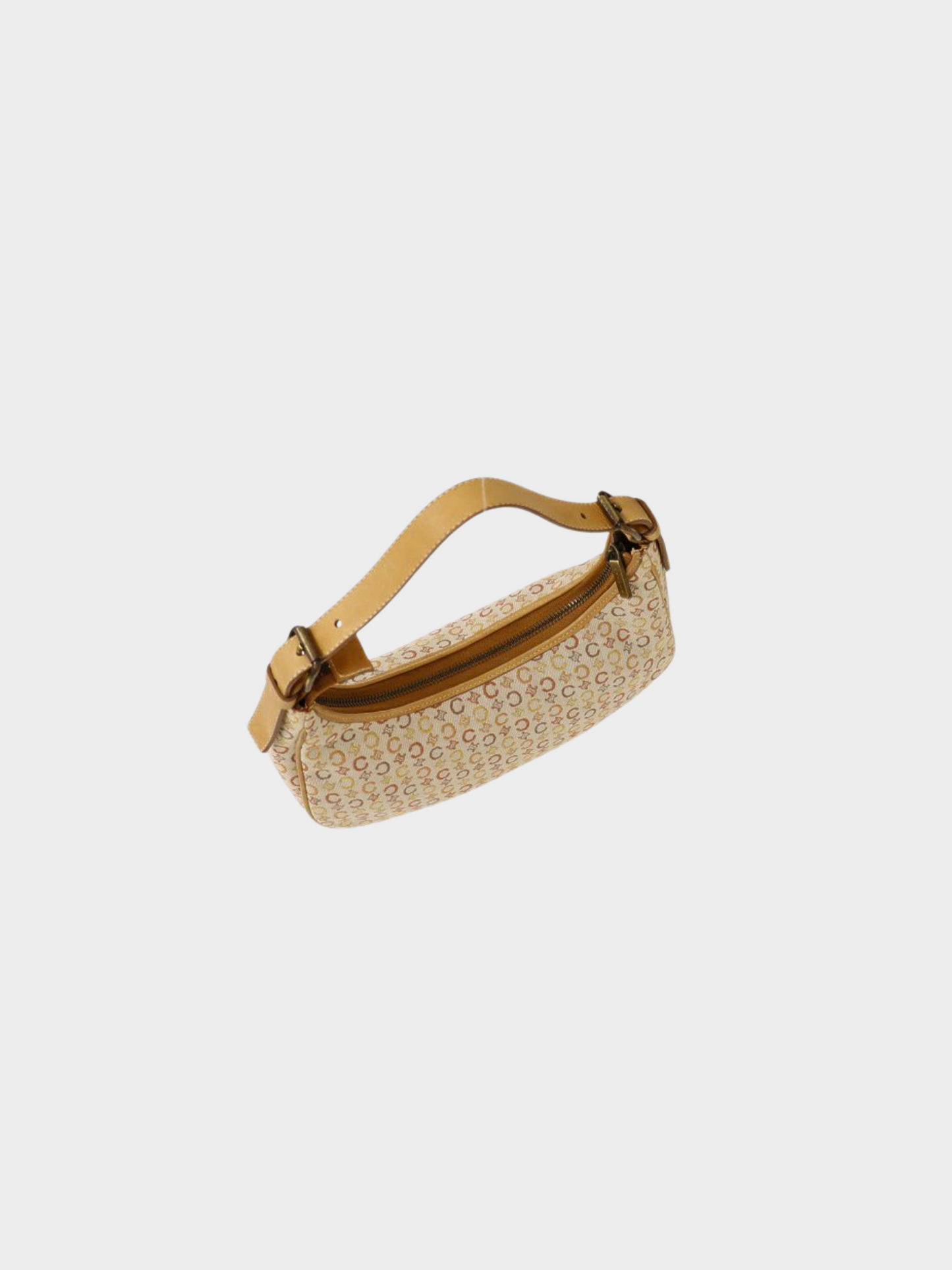 Celine 2000s Beige C Macadam One-Shoulder Bag