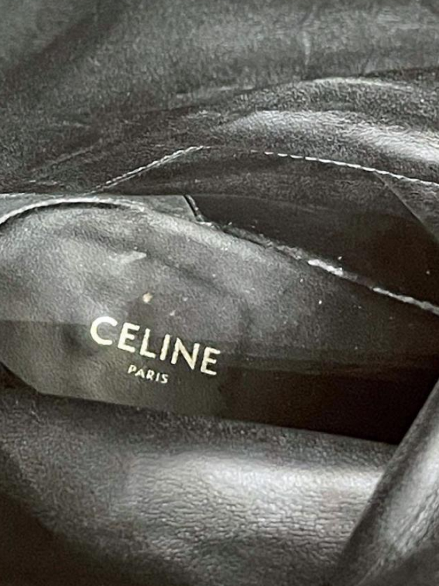 Celine 2000s Light Brown Leather Tall Boots