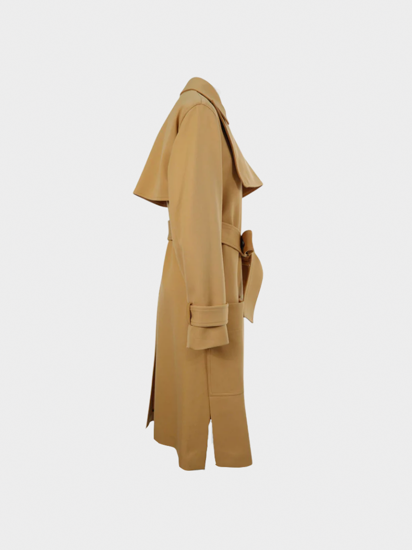 Celine by Phoebe Philo 2000s Brown Long Trench Coat