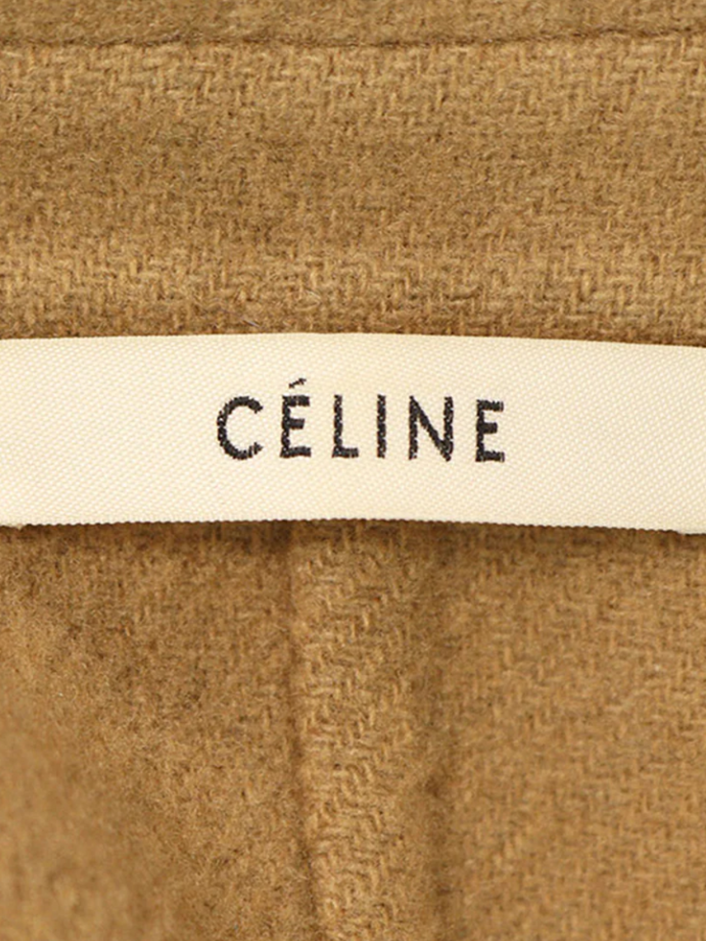 Celine by Phoebe Philo 2000s Tan Cashmere Coat