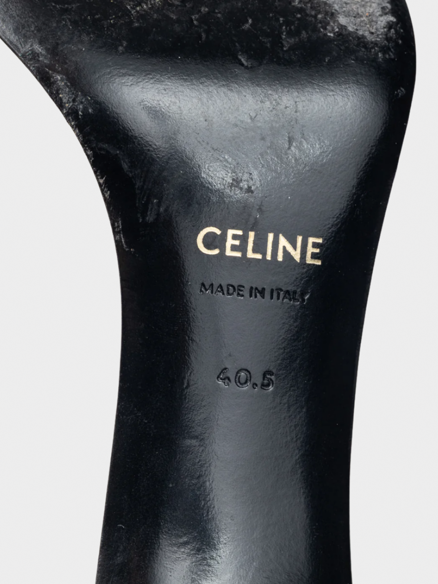 Celine 2010s Ivory and Beige Two-Tone Pointed-Toe D'Orsay Pumps