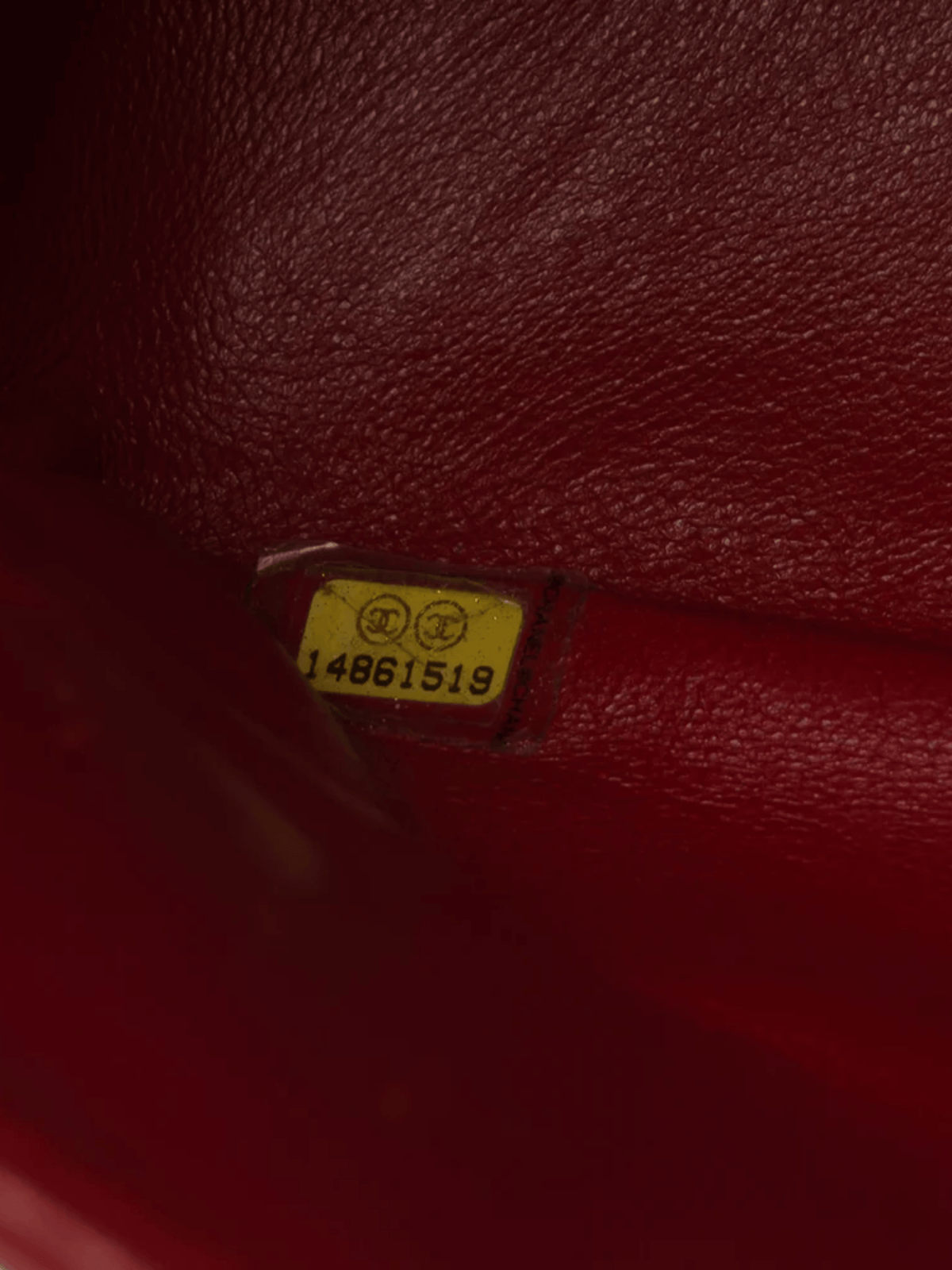 Chanel 2011 Red Lambskin Large 2.55 Bag