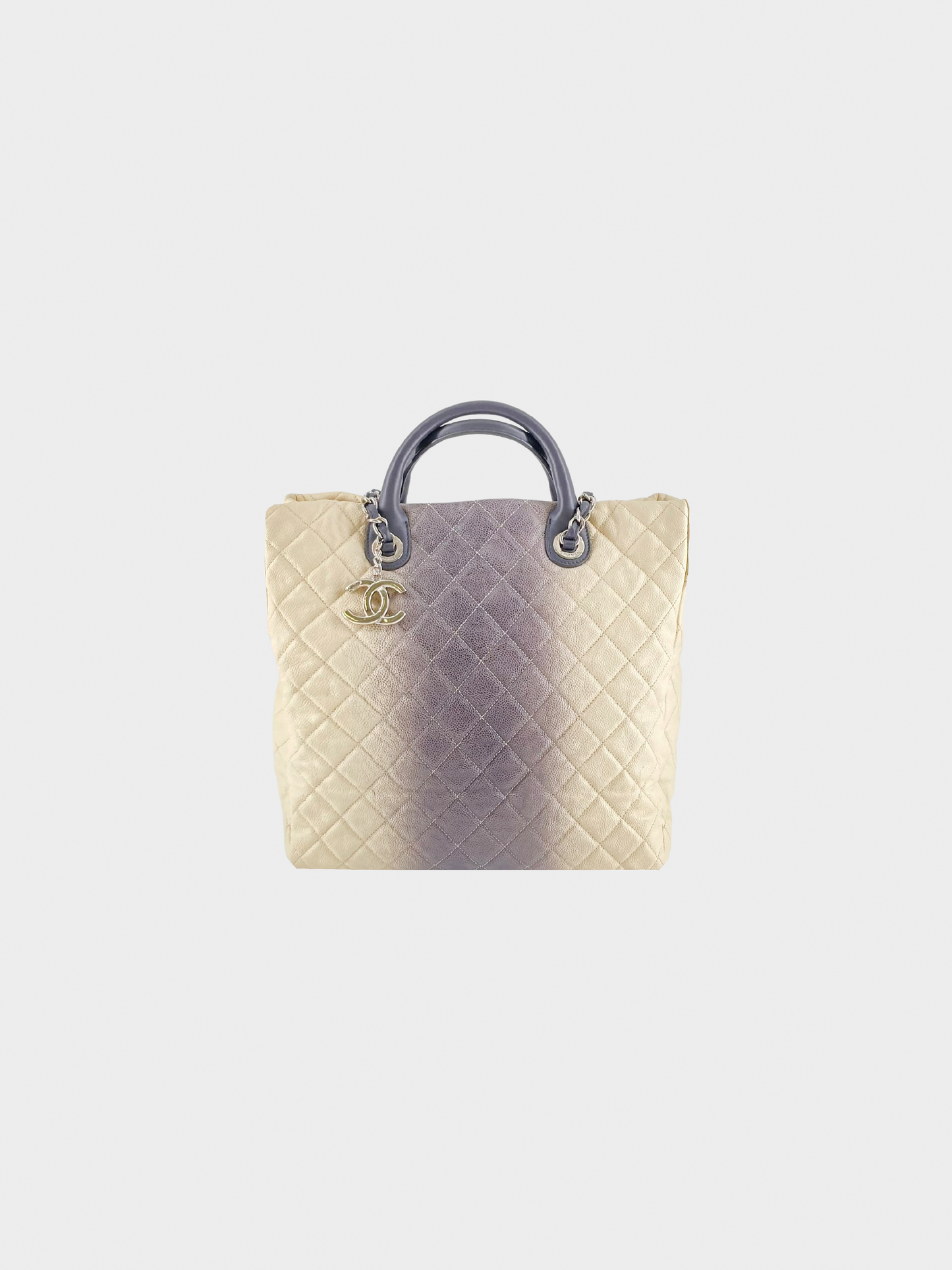 Chanel 2013 Caviar Ombre Shopping Tote Grey