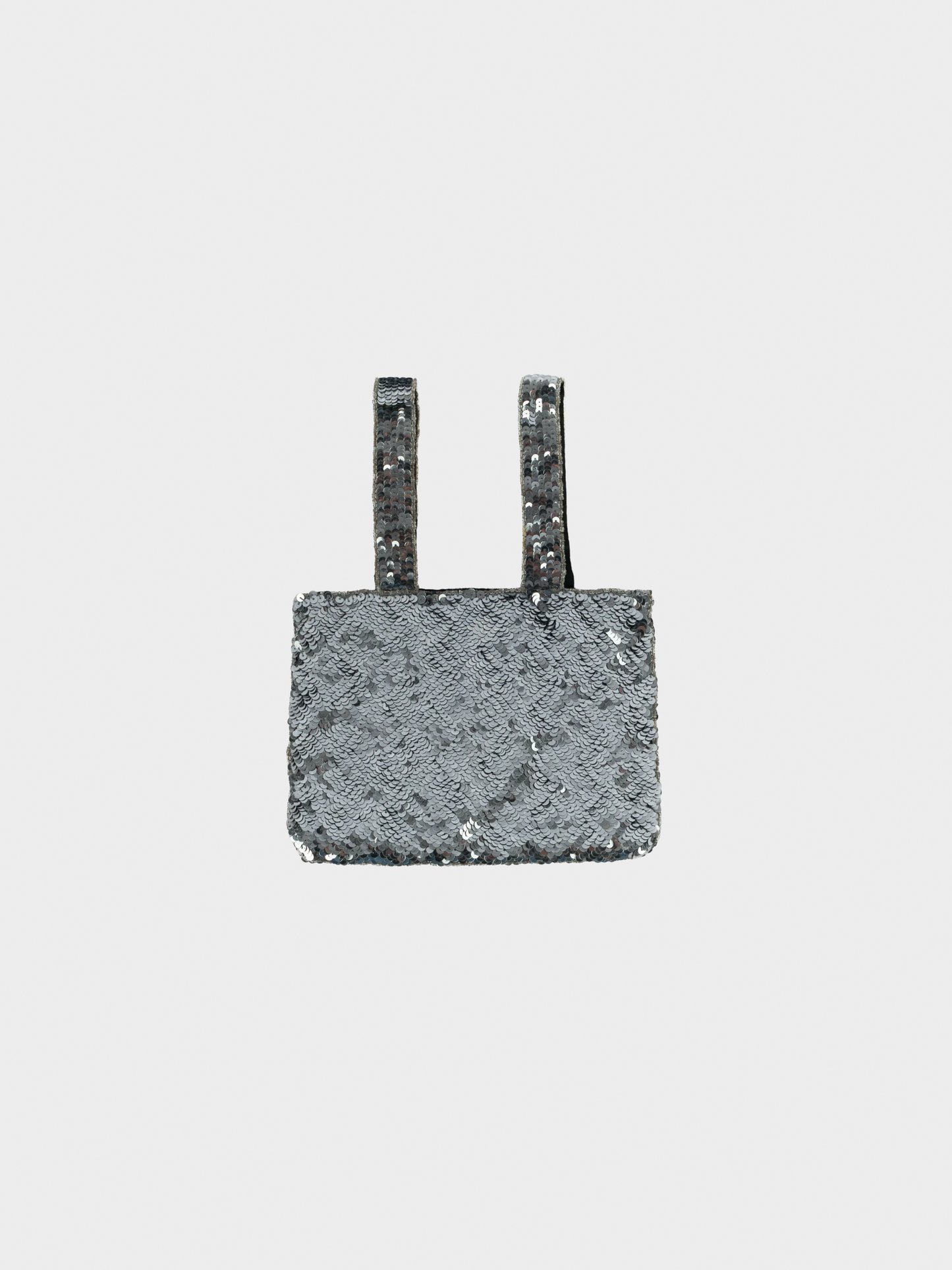 Chanel FW 1998 Silver 'Trompe l'oeil' bag