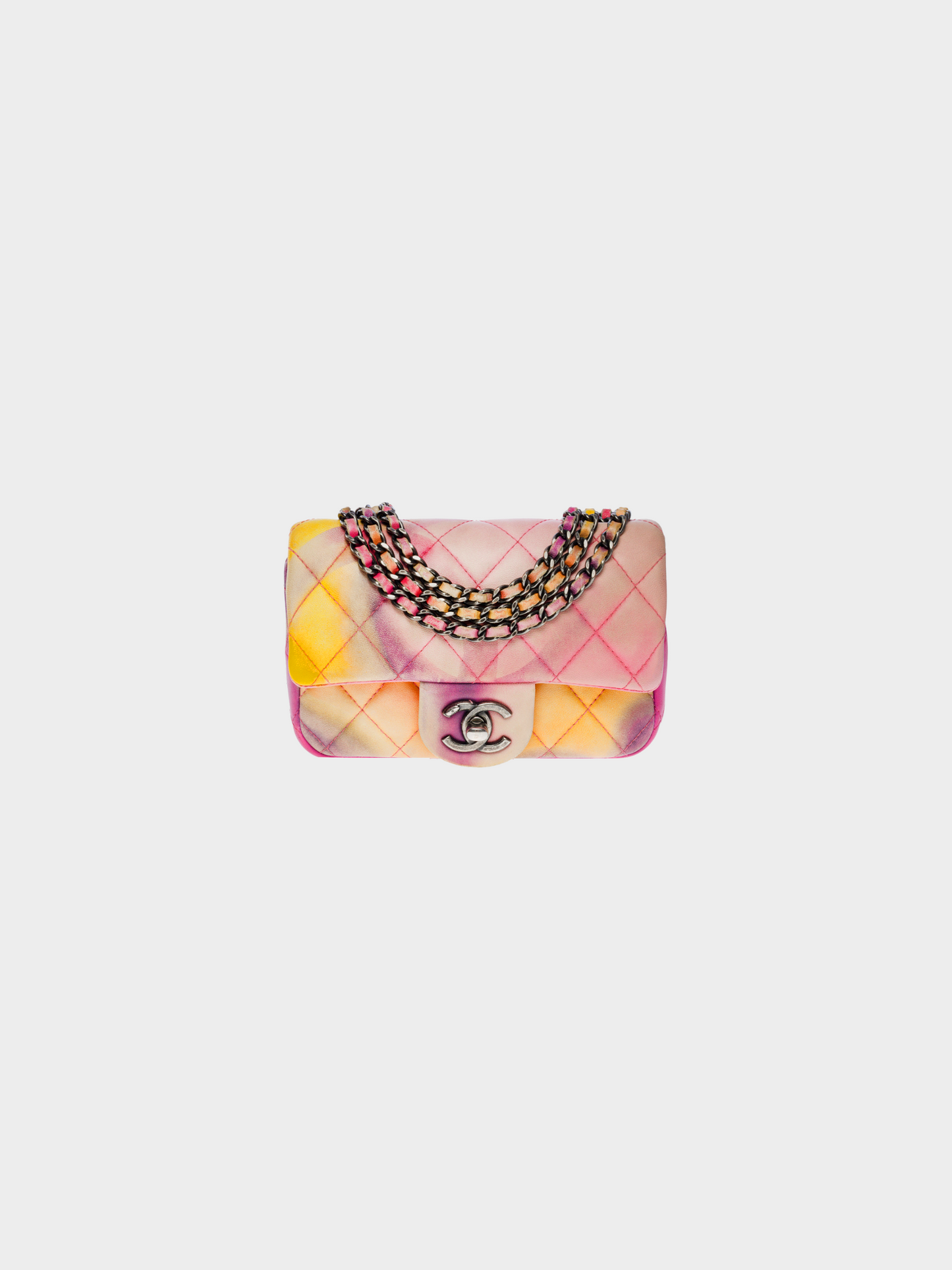 Chanel 2015 Mini Multicoloured Flower Power Extra Flap Bag
