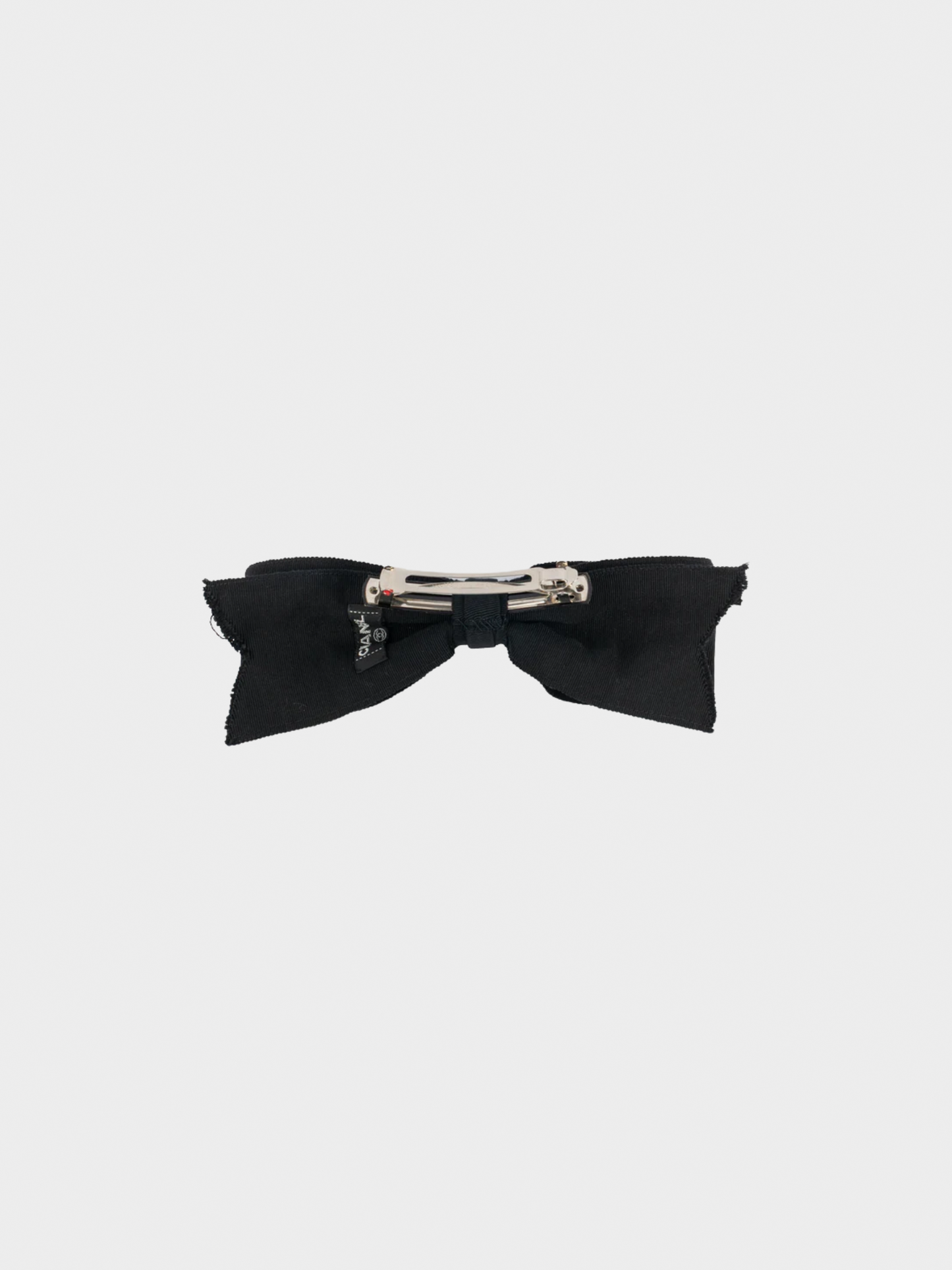 Chanel 2010s Black Bow Hair Jewelry