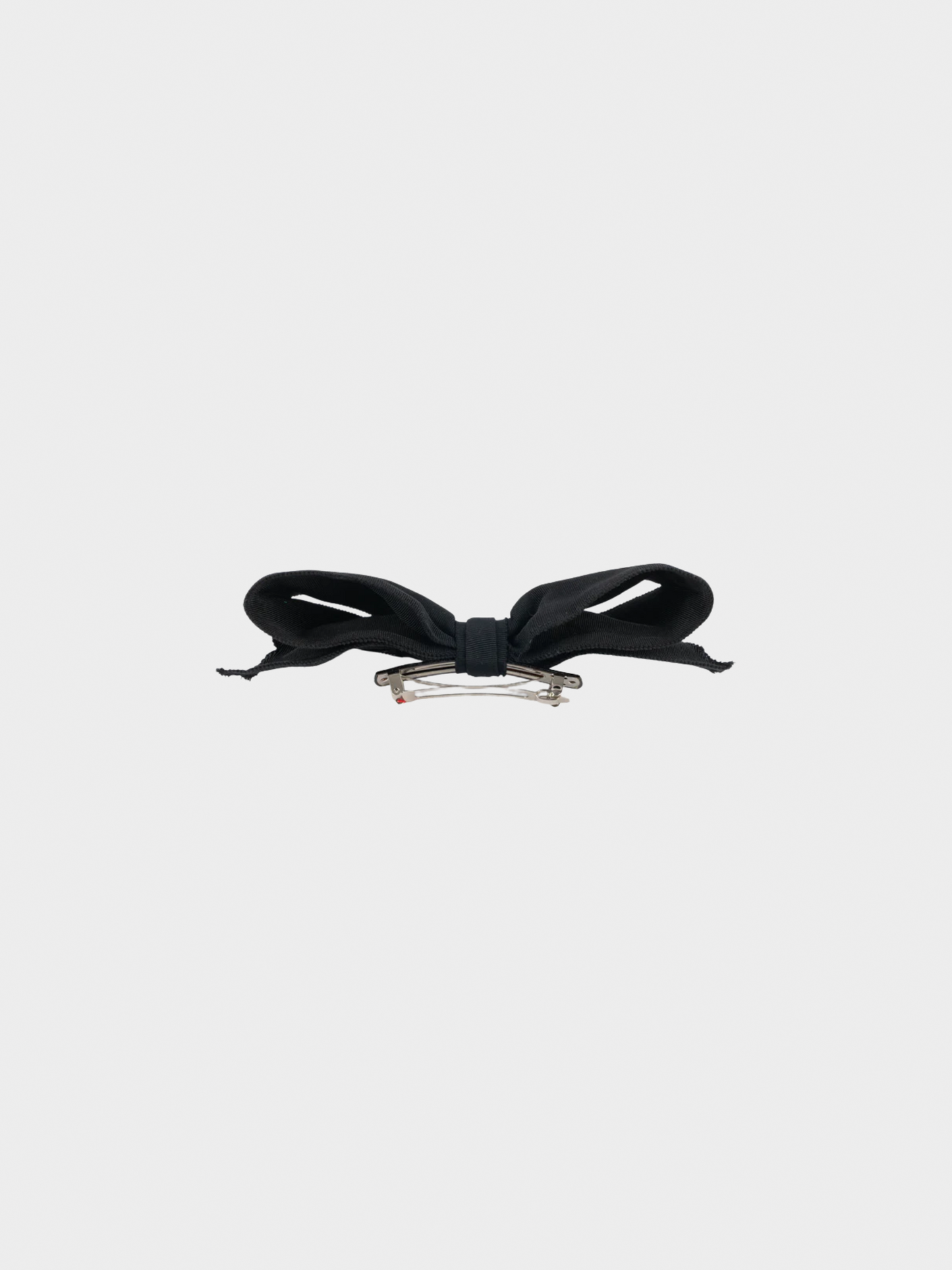 Chanel 2010s Black Bow Hair Jewelry