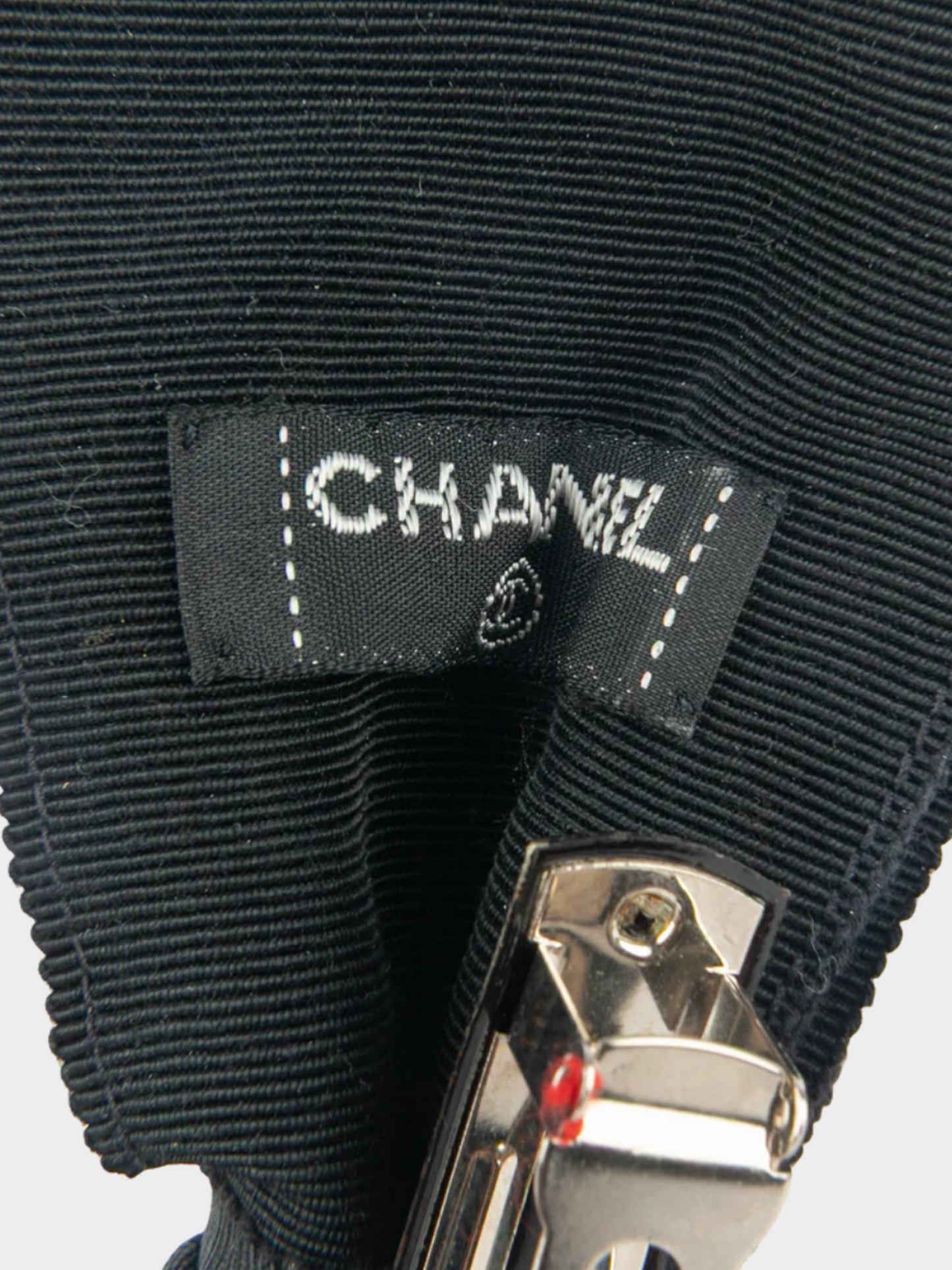 Chanel 2010s Black Bow Hair Jewelry