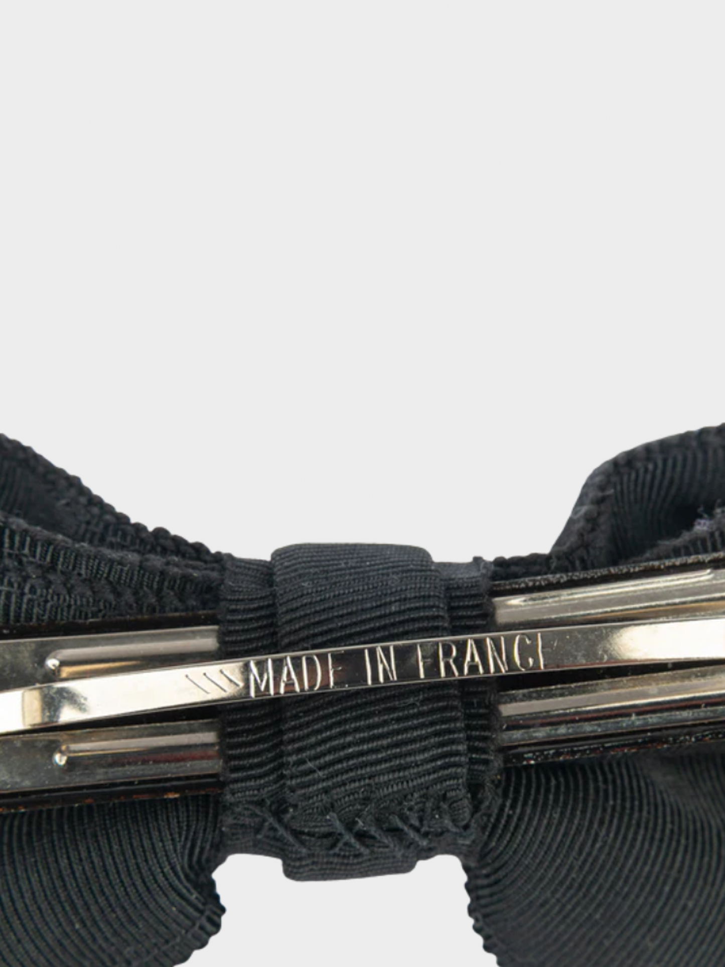 Chanel 2010s Black Bow Hair Jewelry