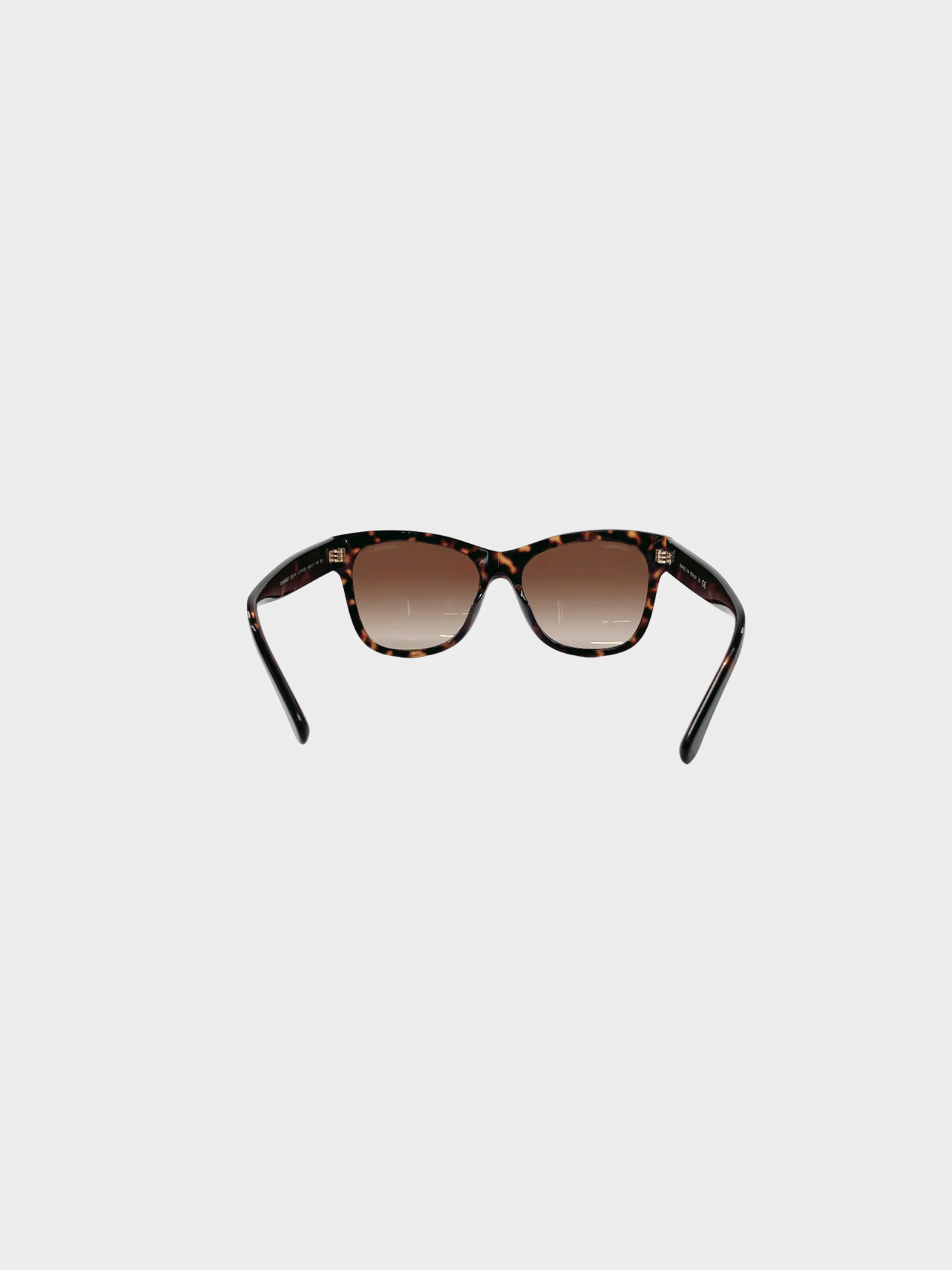 Chanel 2010s Brown Tortoiseshell Sunglasses