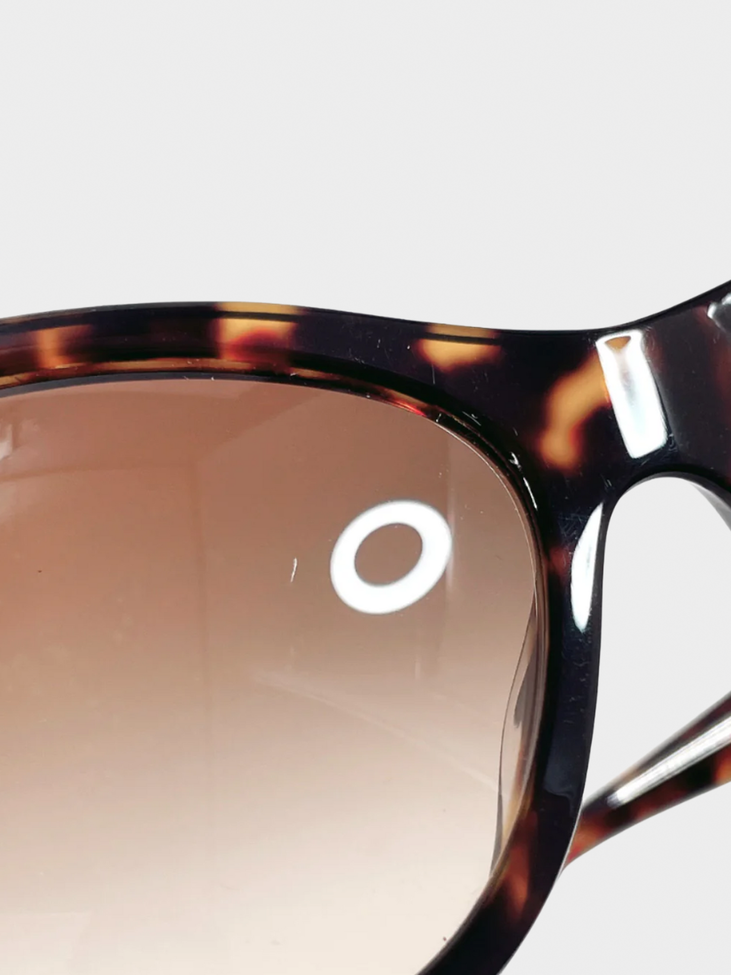 Chanel 2010s Brown Tortoiseshell Sunglasses