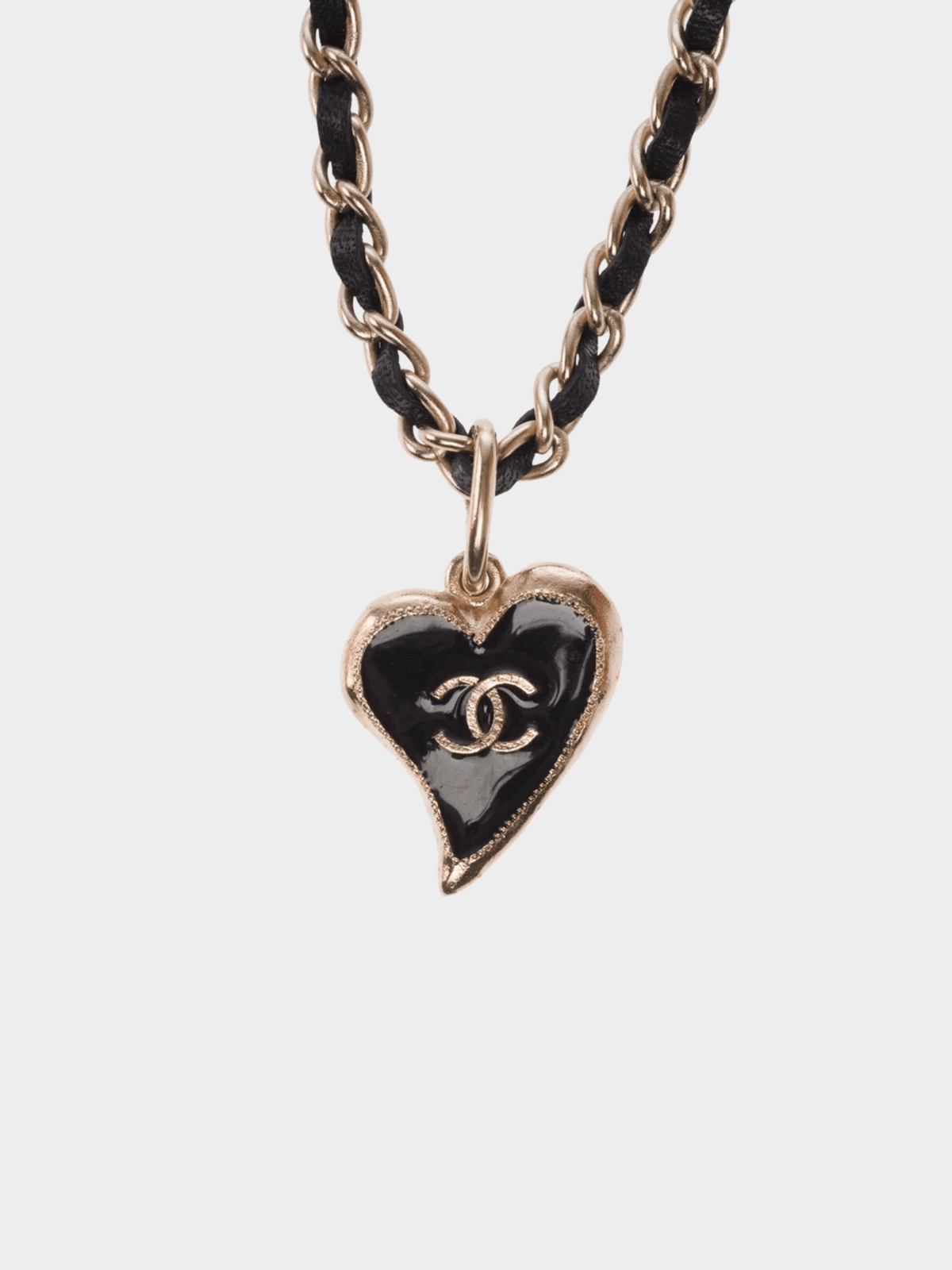 Chanel 2022 Heart Motif CC Necklace