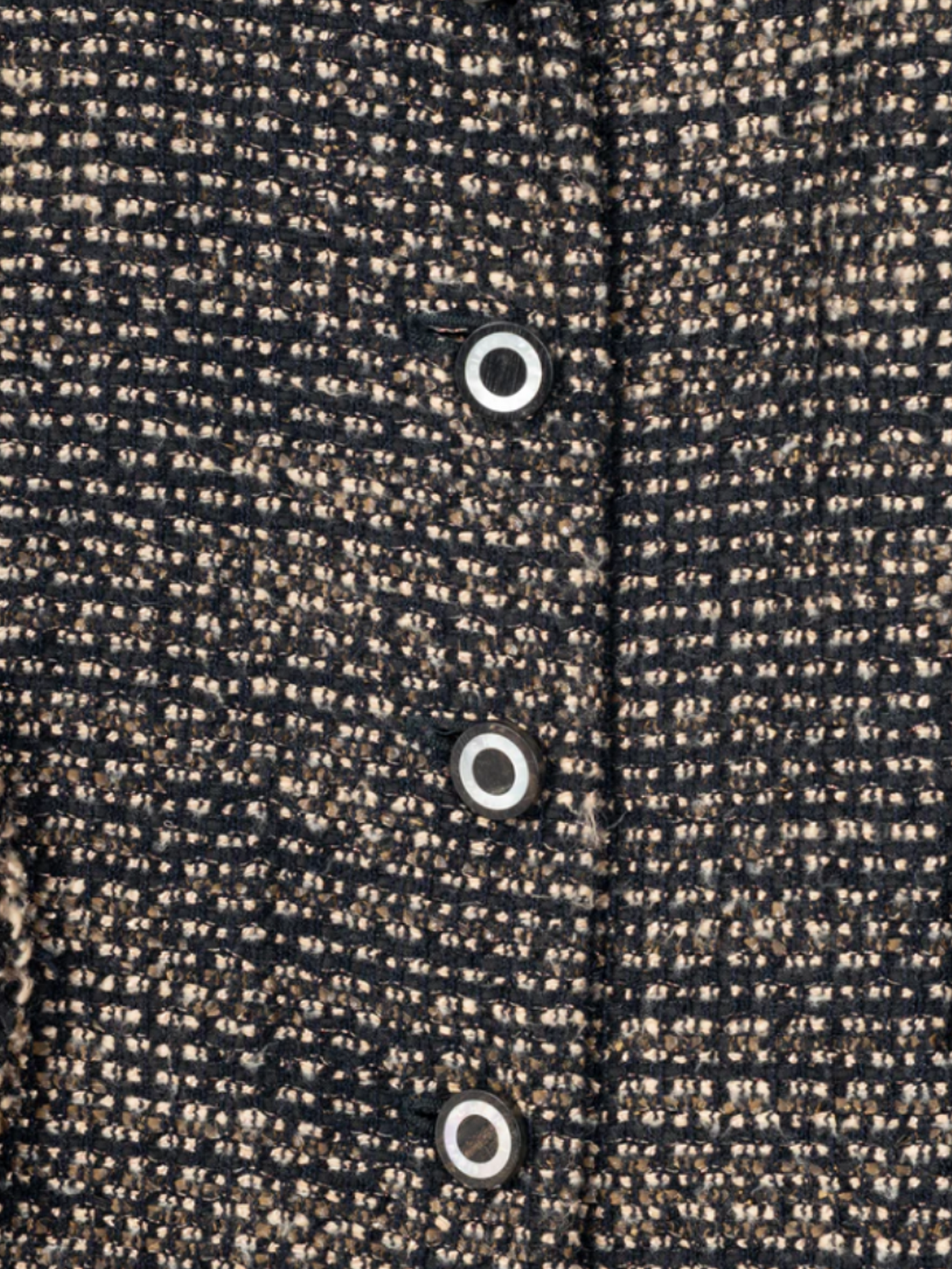 Chanel Métiers D’art 2003 Brown Wool-Blend Tweed Buttoned Blazer