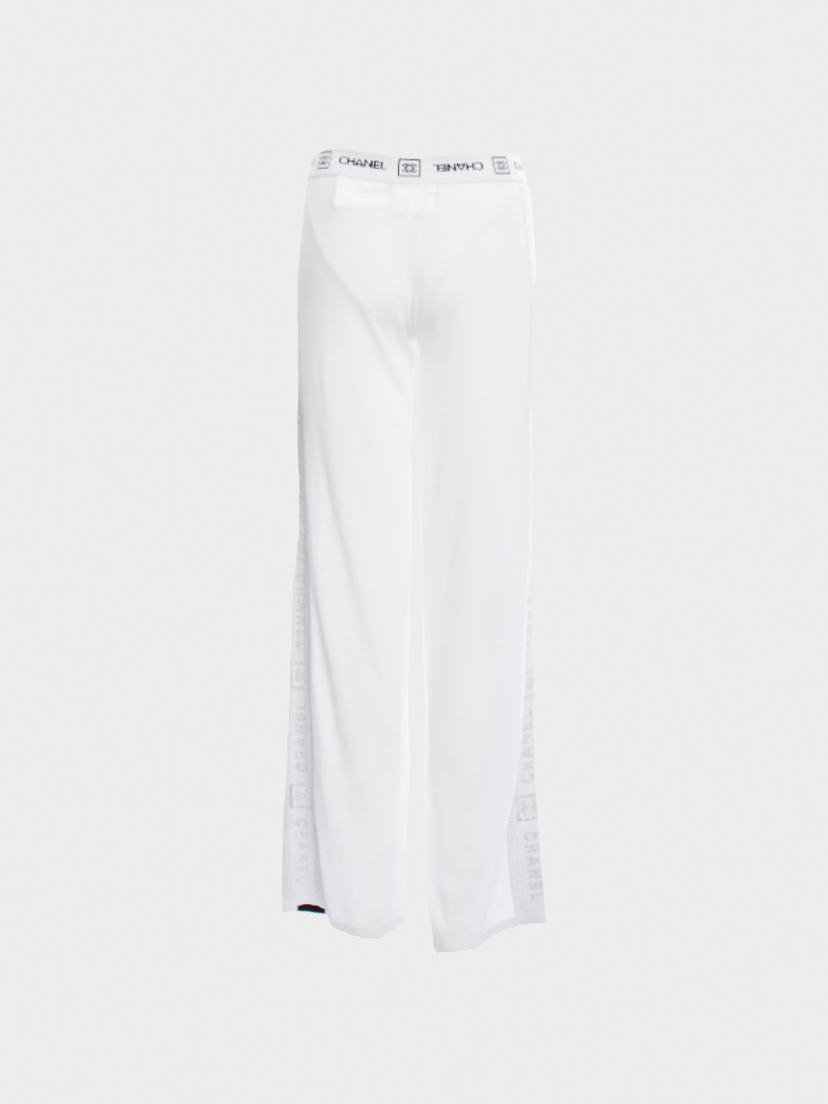 Chanel Cruise 2007 White Mesh Sweatpants