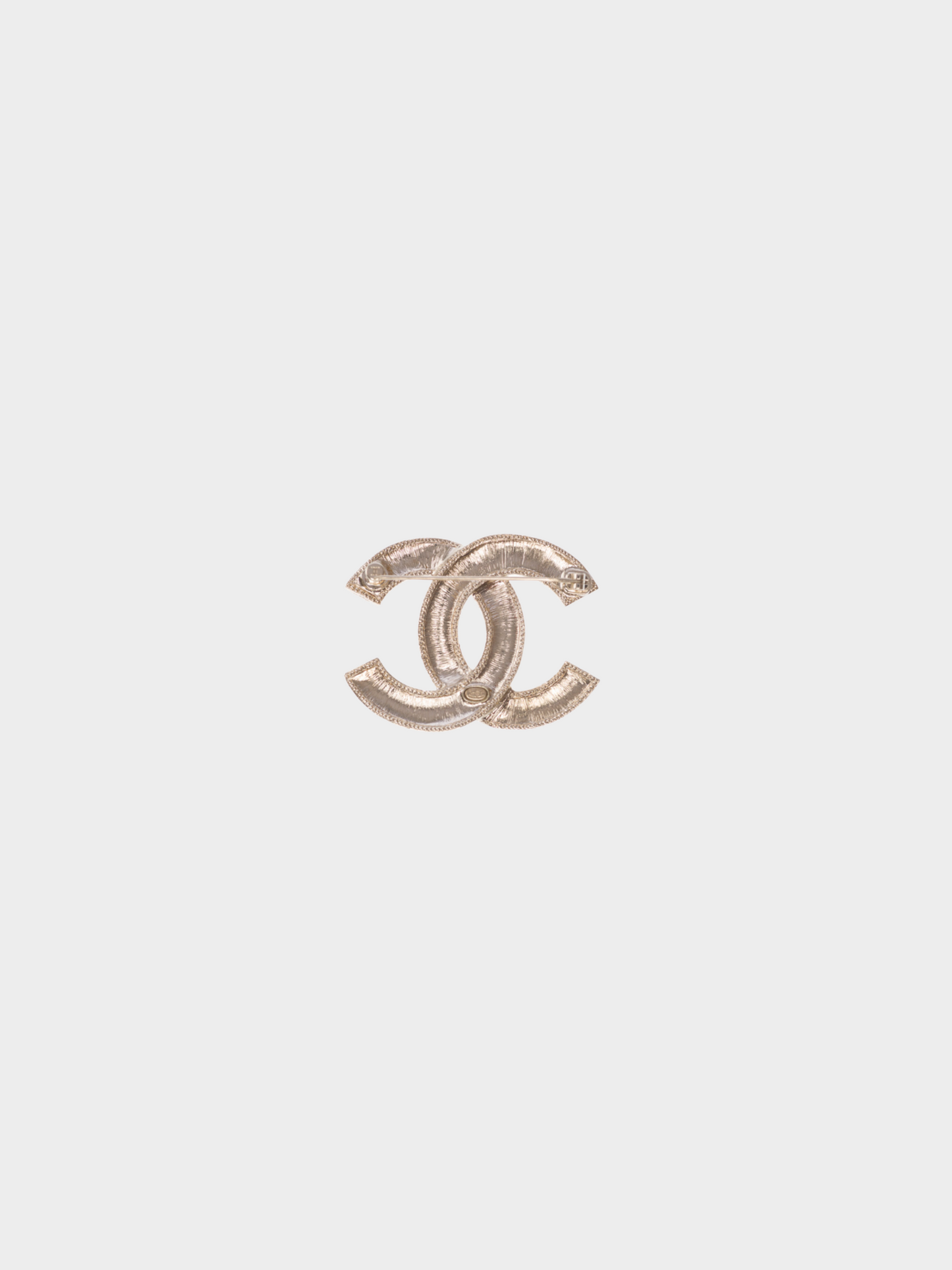 Chanel Autumn 2023 Multicoloured CC Crystal Embellished Brooch