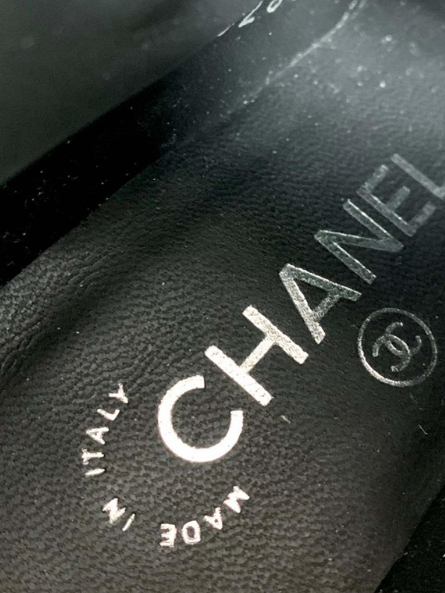 Chanel 2008 Black Plaid Combat Boots