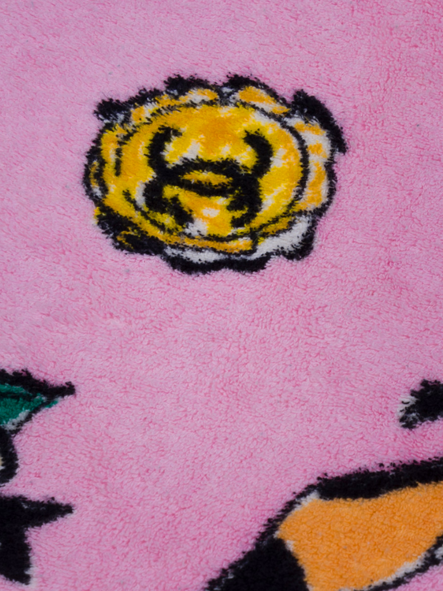 Chanel by Karl Lagerfeld Spring 1994 Pink Iconic Printed Beach Towel
