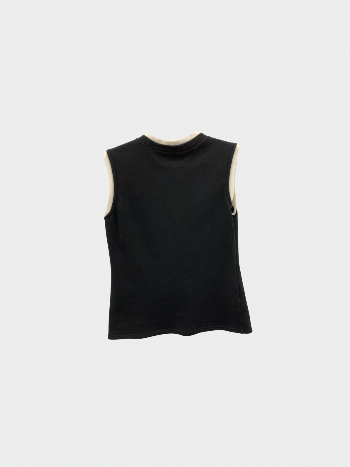 Chanel 2021 Neon Green Graphic Printed Tank Top