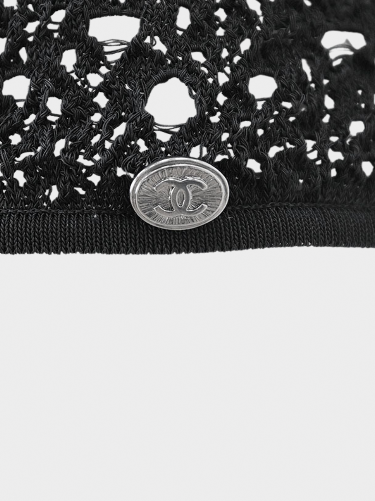 Chanel 2012 Black Crochet Poncho Long Sleeve Top