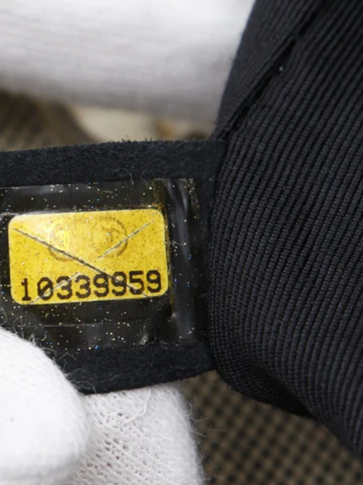 Chanel 2005-2006 Grey Camellia No. 5 Choco Bar Canvas Tote Bag