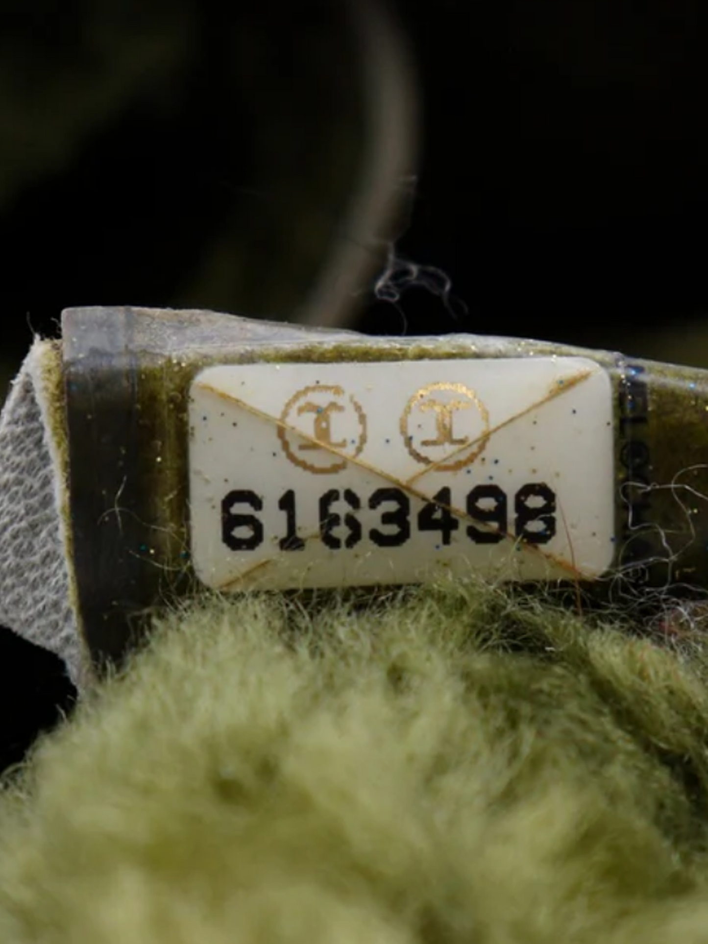 Chanel 2000s Matcha Green Mouton Suede Bag