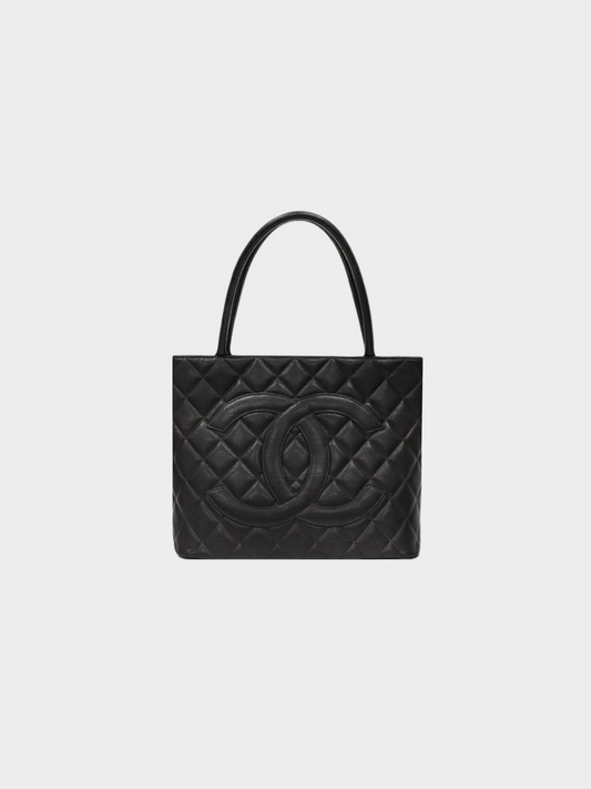Chanel 1997 Caviar Skin Reissue Tote Bag