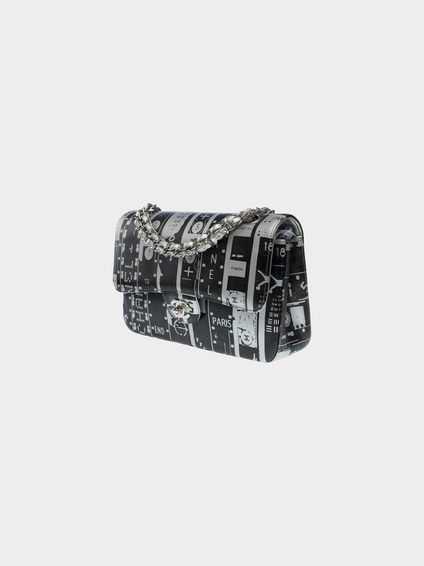 Chanel 2016-2017 Matelasse 25 Print Double Flap Shoulder Bag