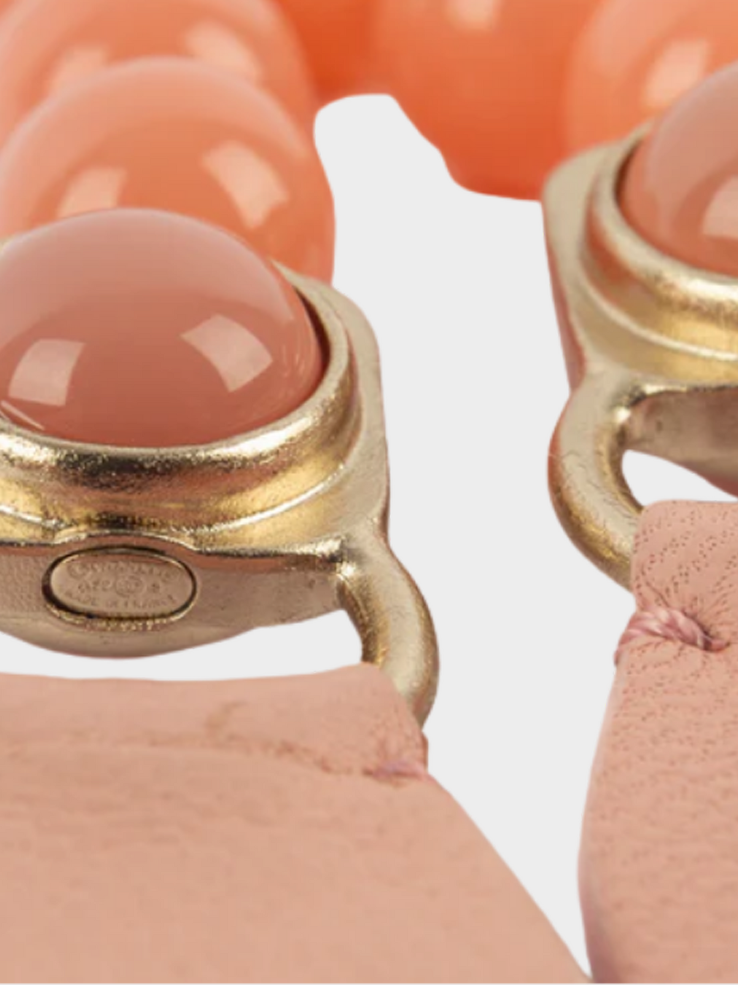 Chanel by Virginie Viard SS 2022 Pink leather with Pink Pearls Belt
