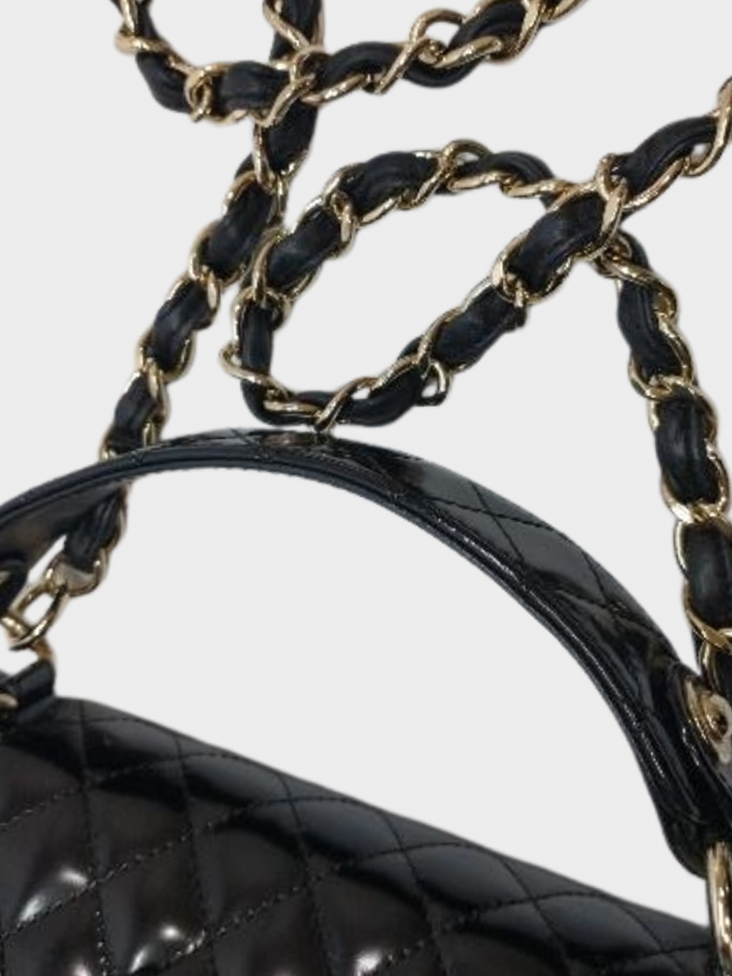 Chanel 2008-2009 Black Quilted Mademoiselle Kelly Flap Bag