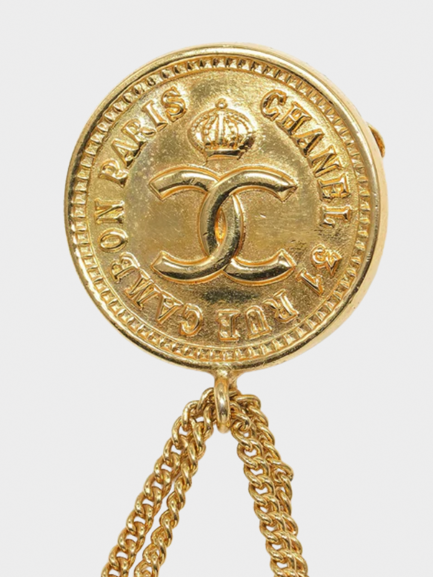 Chanel 1993 Gold-Plated Handbag Brooch